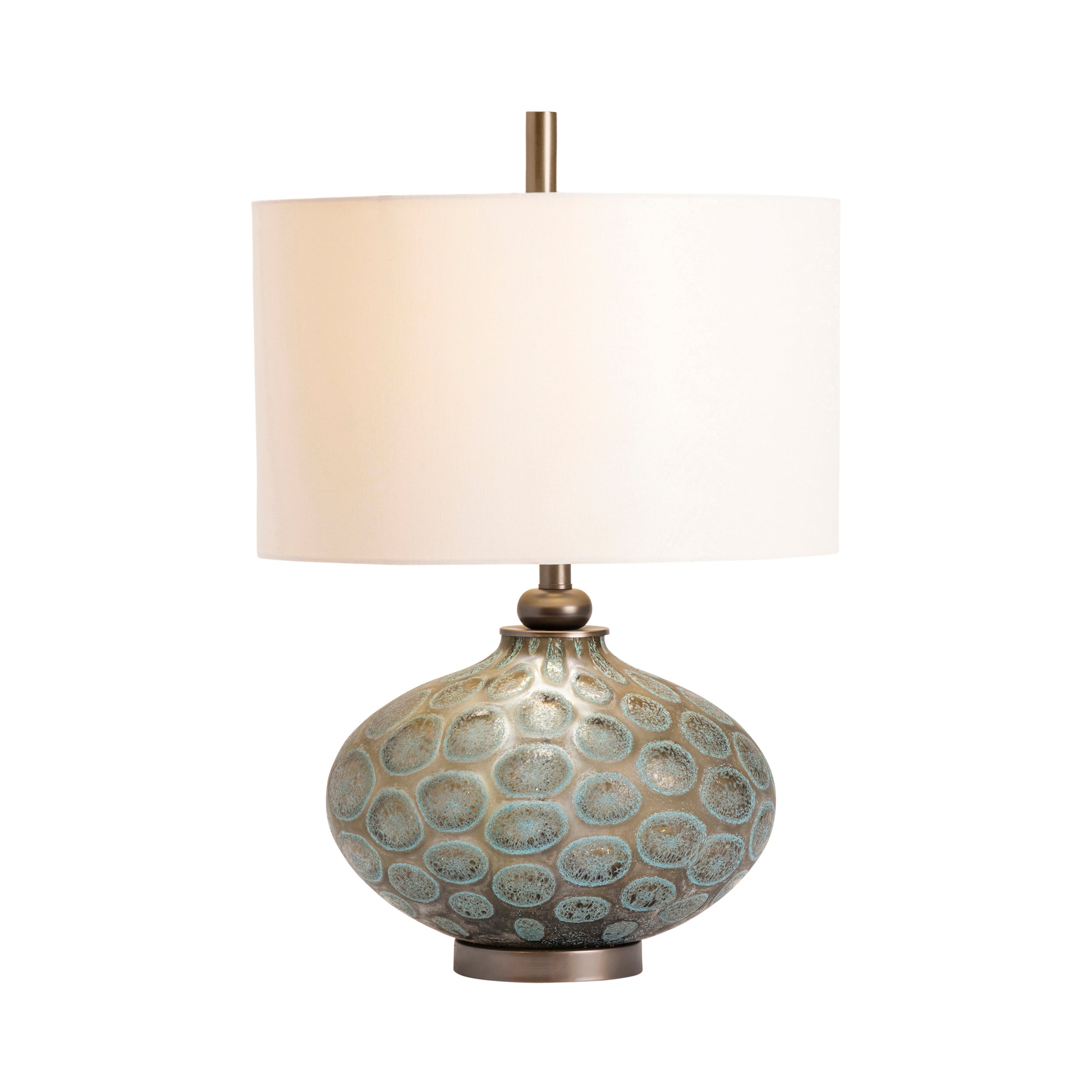 Glass Table Lamp with Night Light