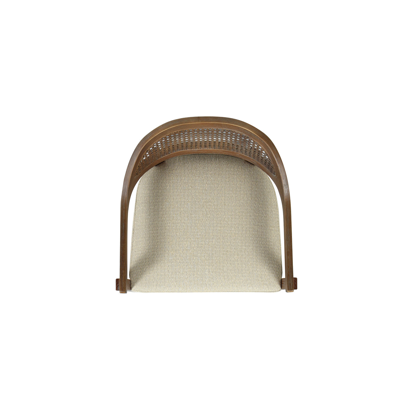Americana Mid-Century Modern Cane Back Bar Stool