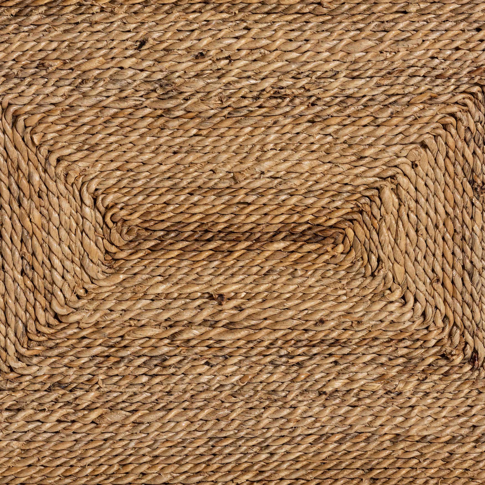 Harper Seagrass and Mahogany Wood Counter Stool