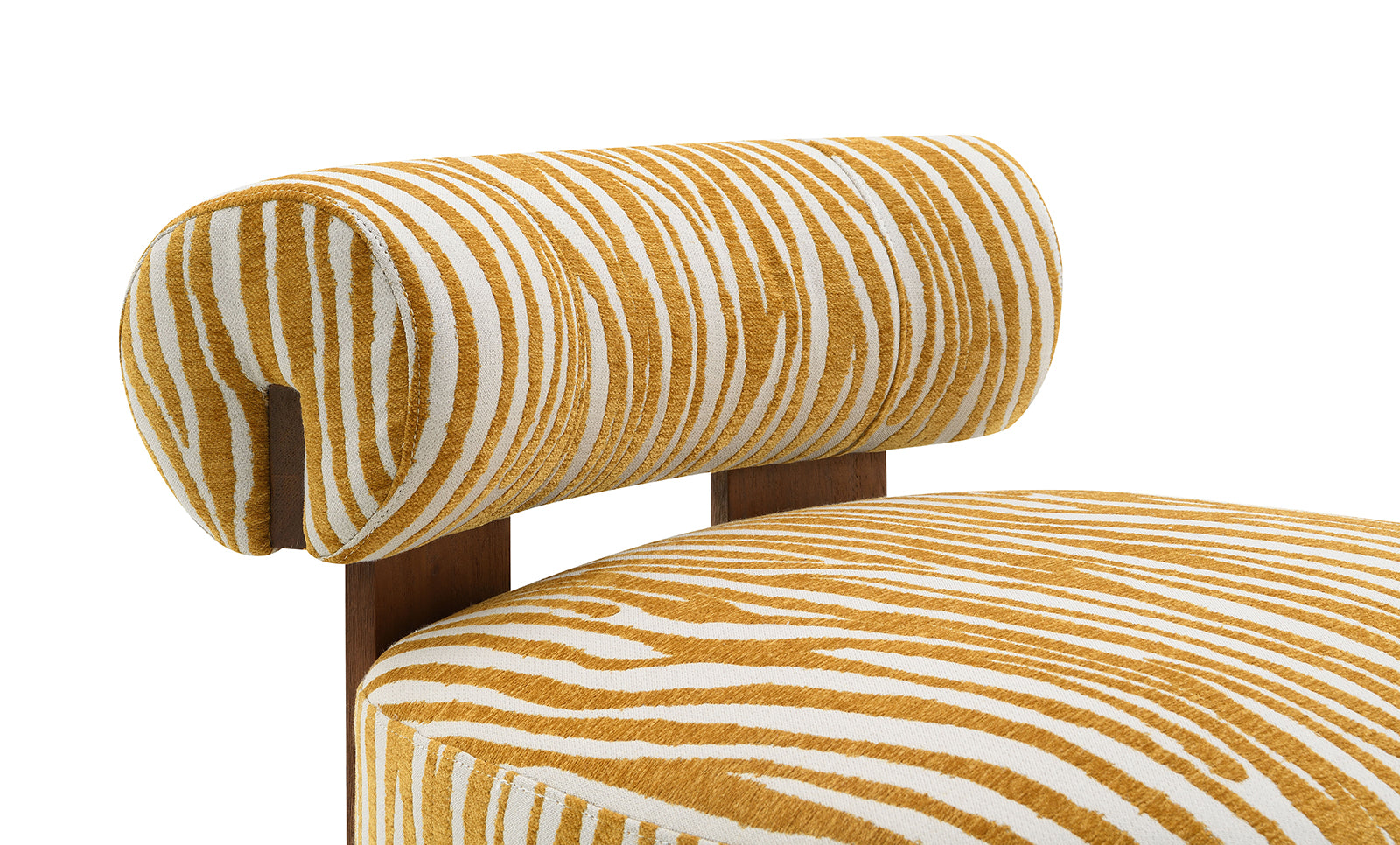 Avril Modern Zebra Stripe Accent Chair