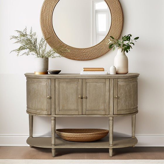 Accent Cabinet with Lower Shelf and 4 Doors