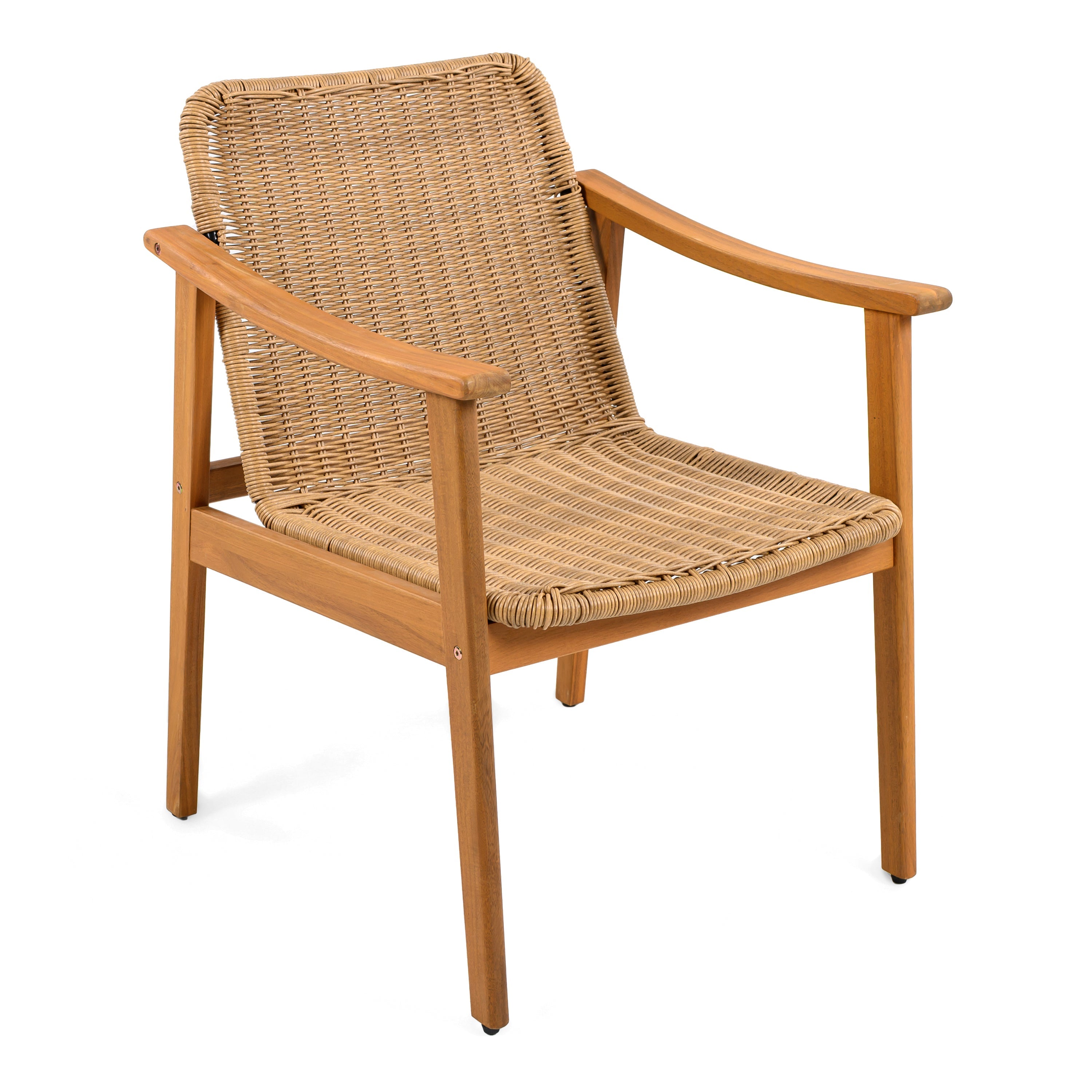 Avenue Acacia Wood Outdoor Dining Chairs, Set of 2