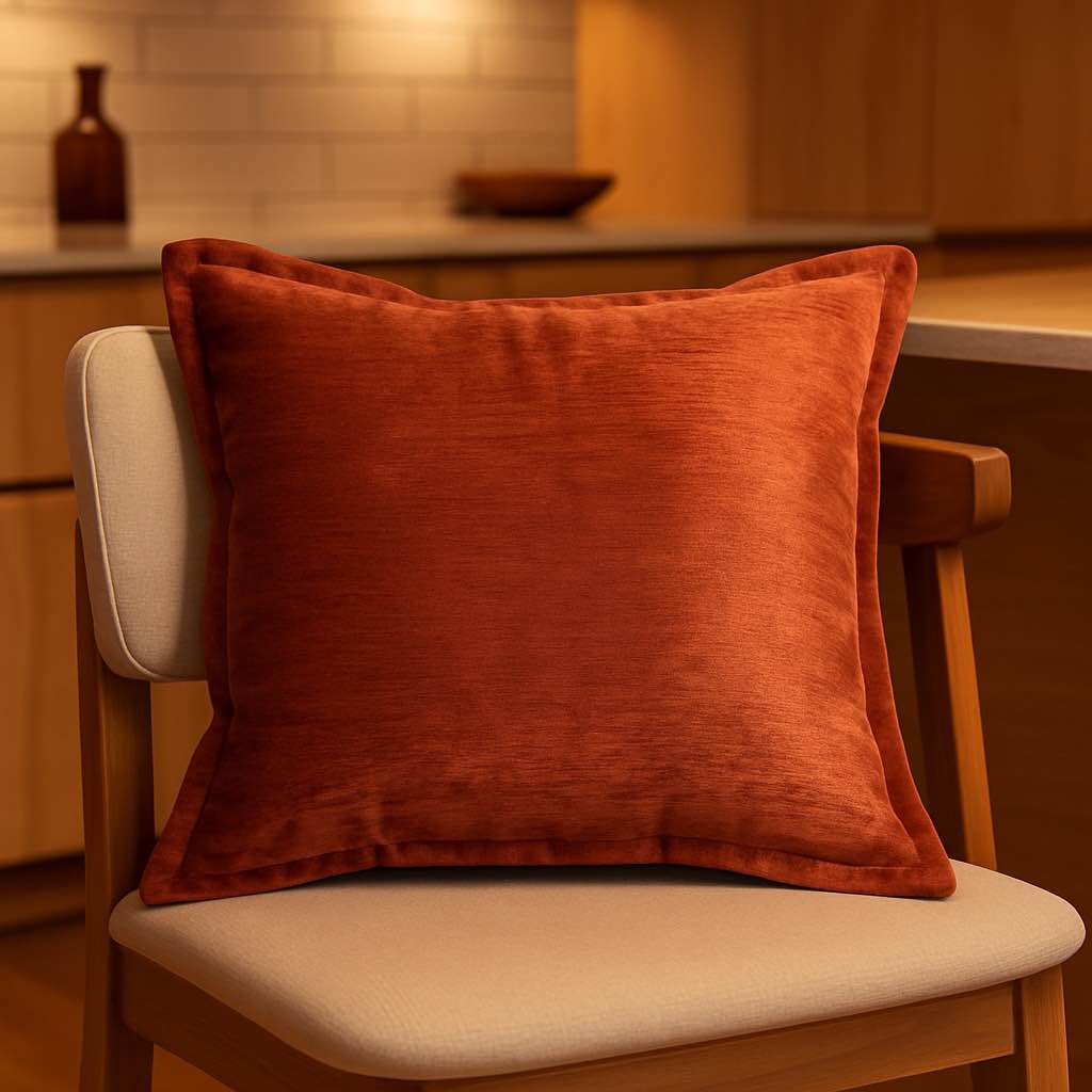 Velvet Throw Pillow with Luxe Shine