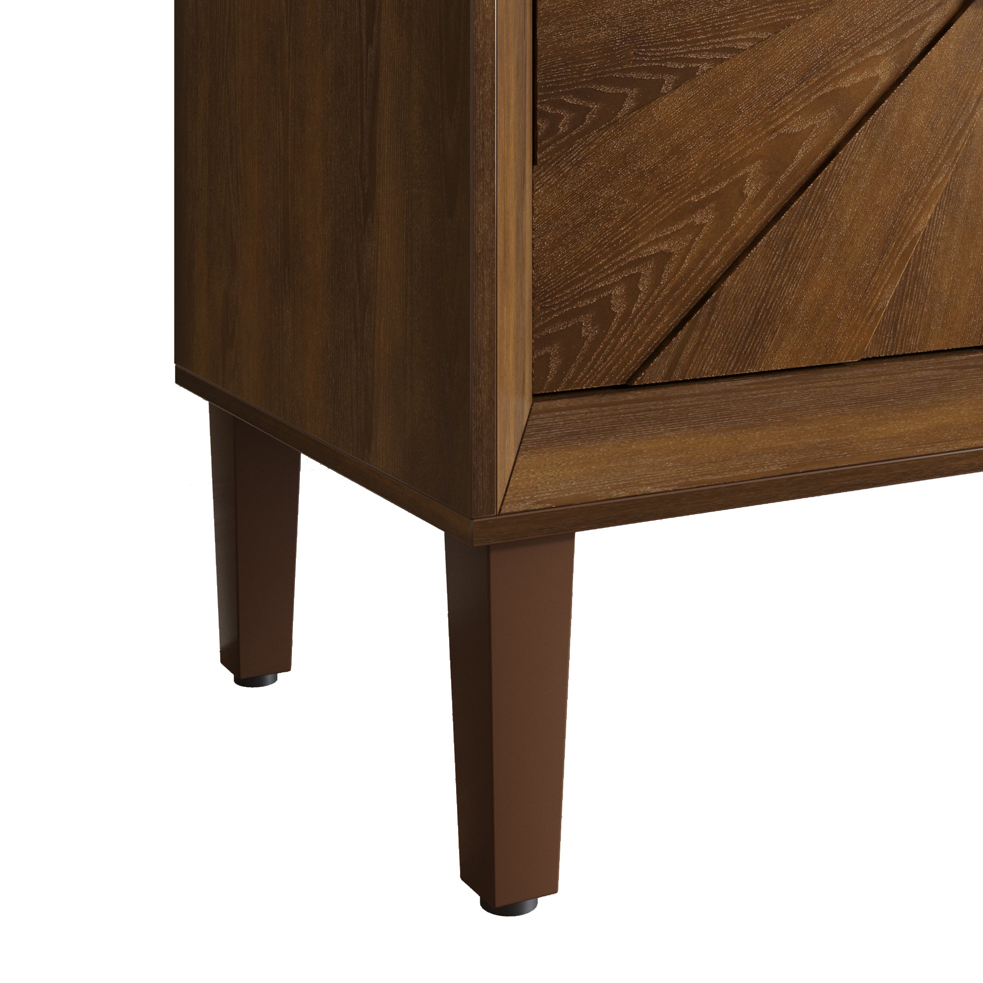Sunburst Storage Cabinet with Adjustable Shelves