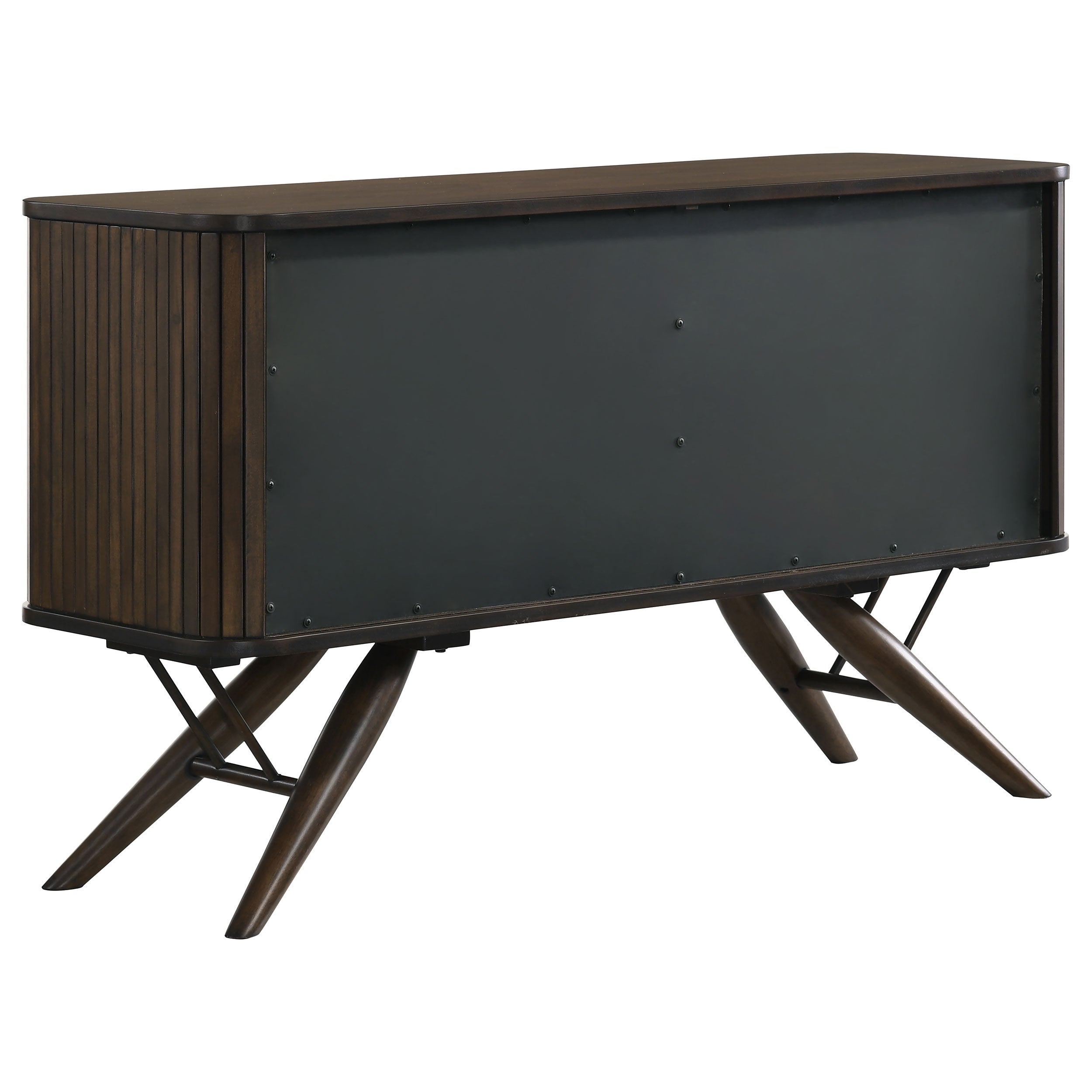Wes Dark Walnut 2-Door Sideboard Buffet Storage Cabinet