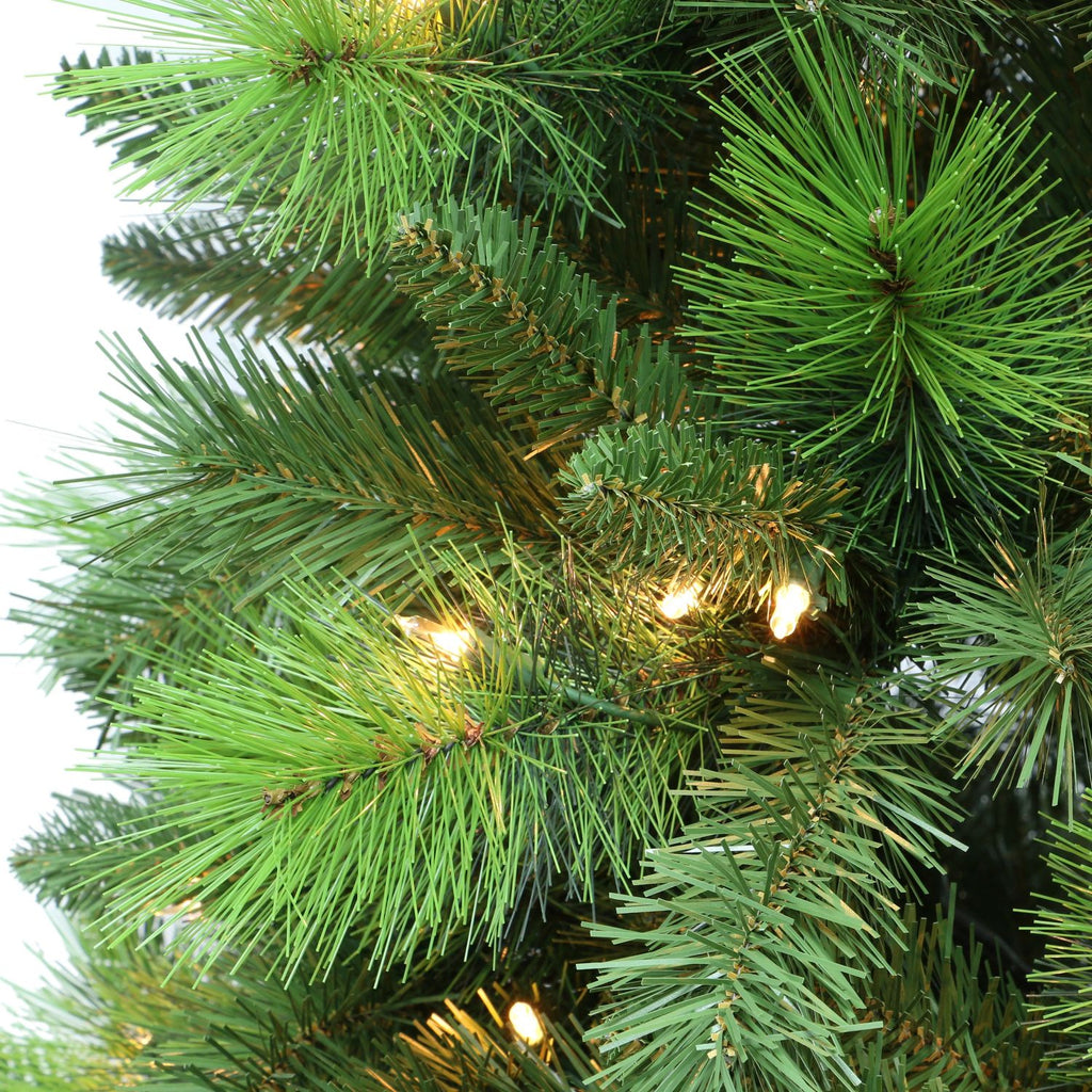 Pre-lit 6.5 ft Adirondack Pine Artificial Christmas Tree