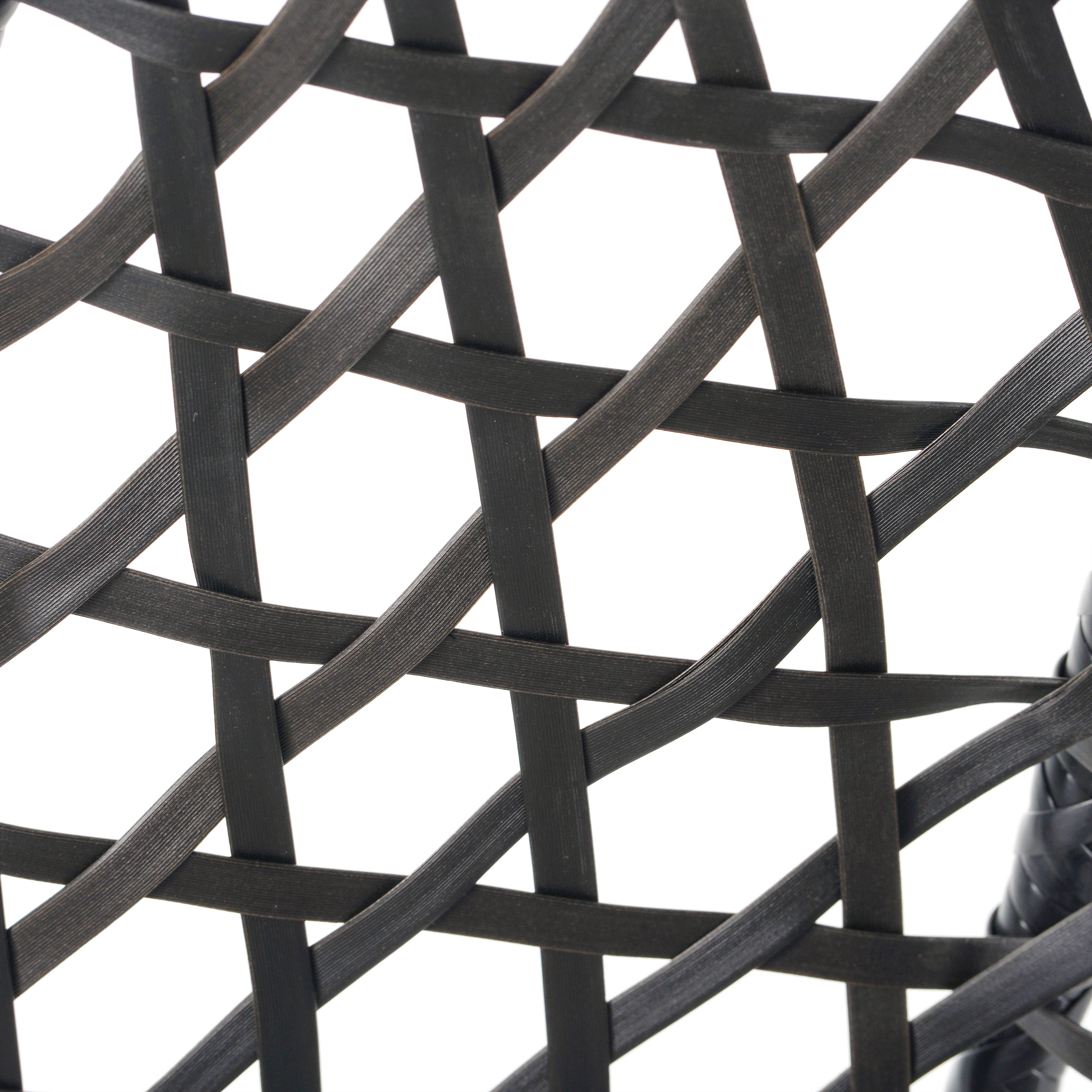 Hanging Swinging Egg Chair with Rattan Weaving, Base Included