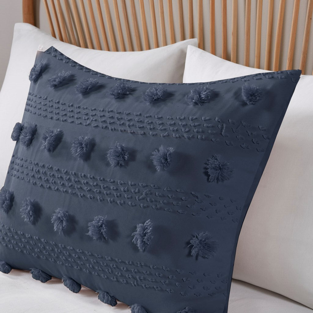 Clipped Jacquard Comforter Set