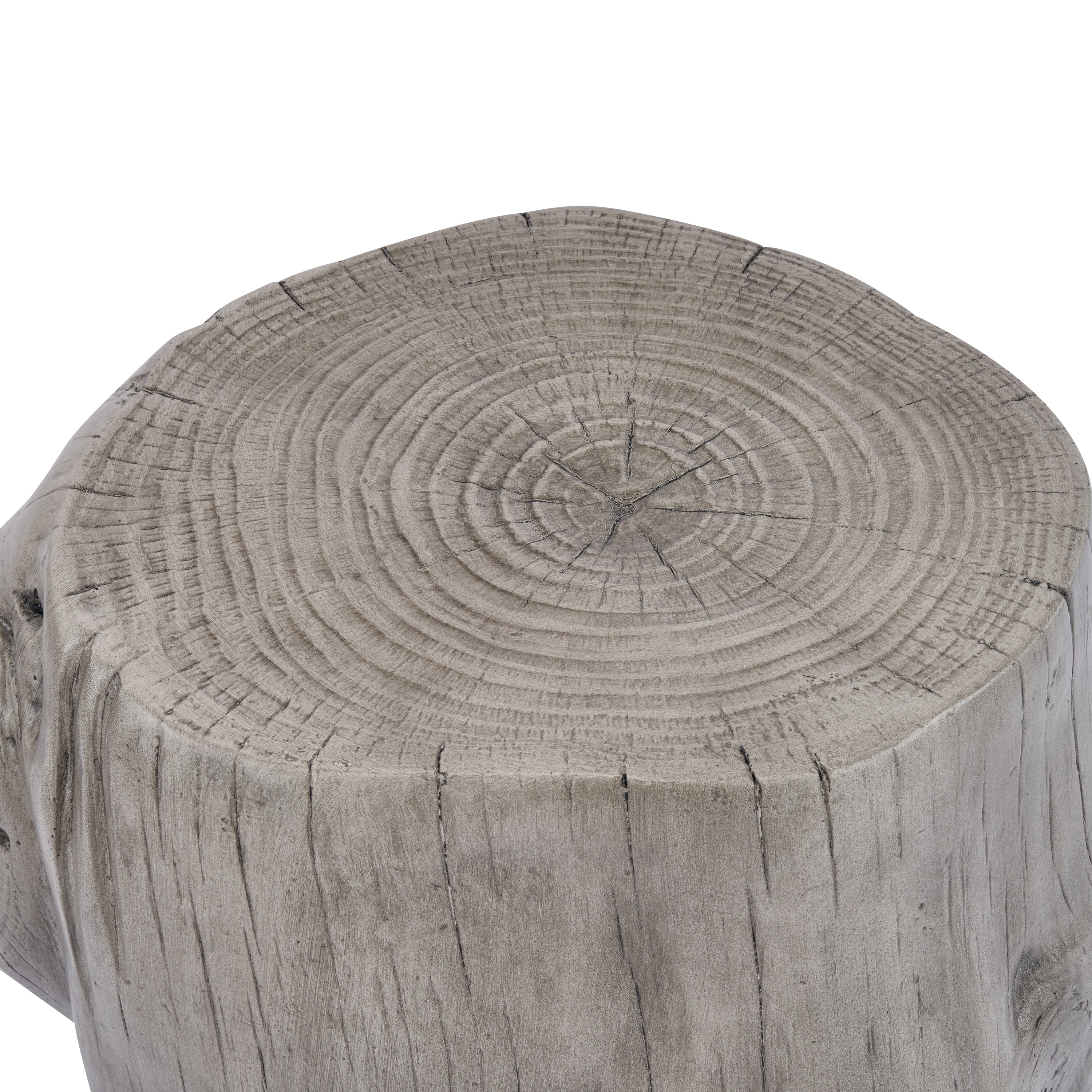 Tree Stump Outdoor Side Table