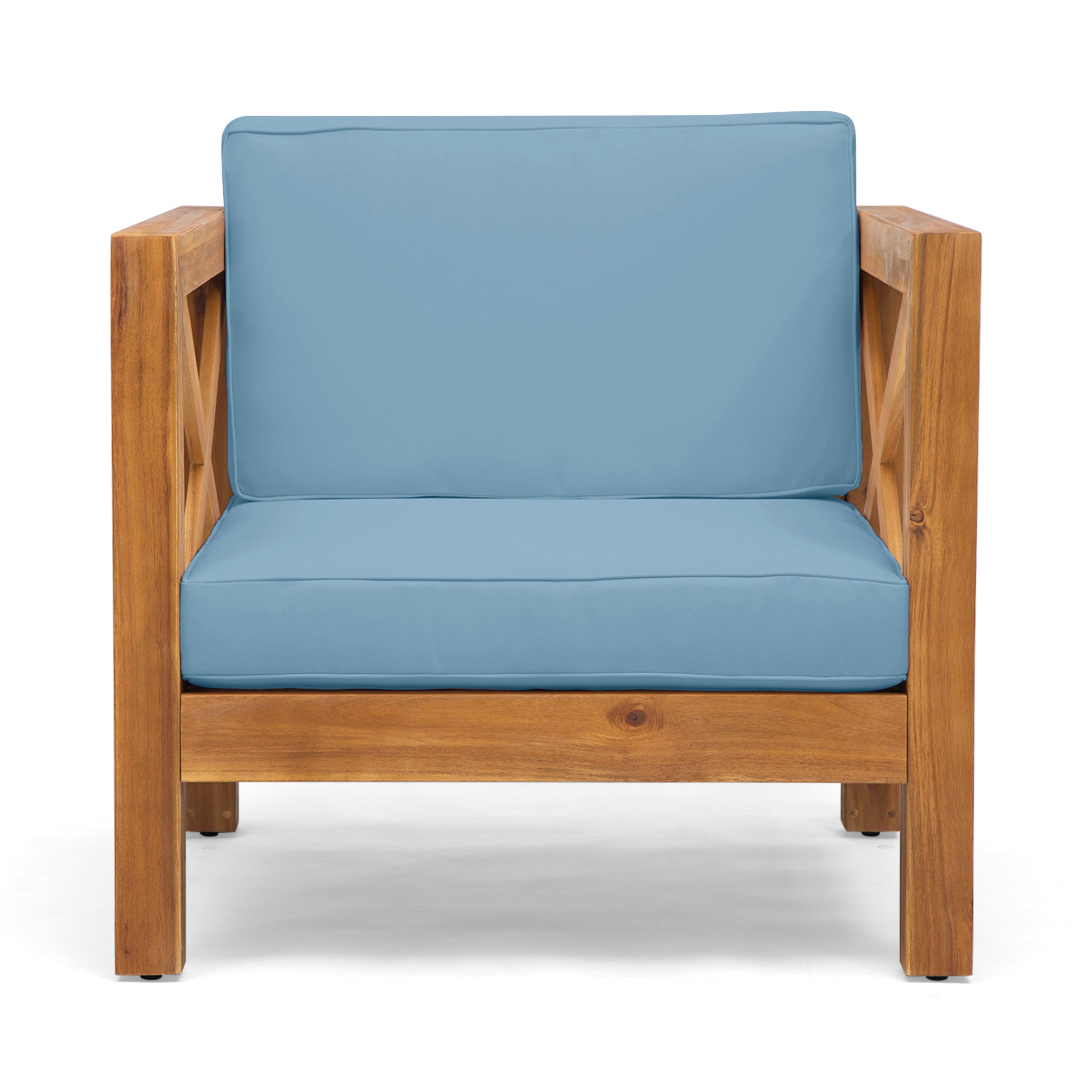 Brava Outdoor Club Chair with Water-Resistant Cushions