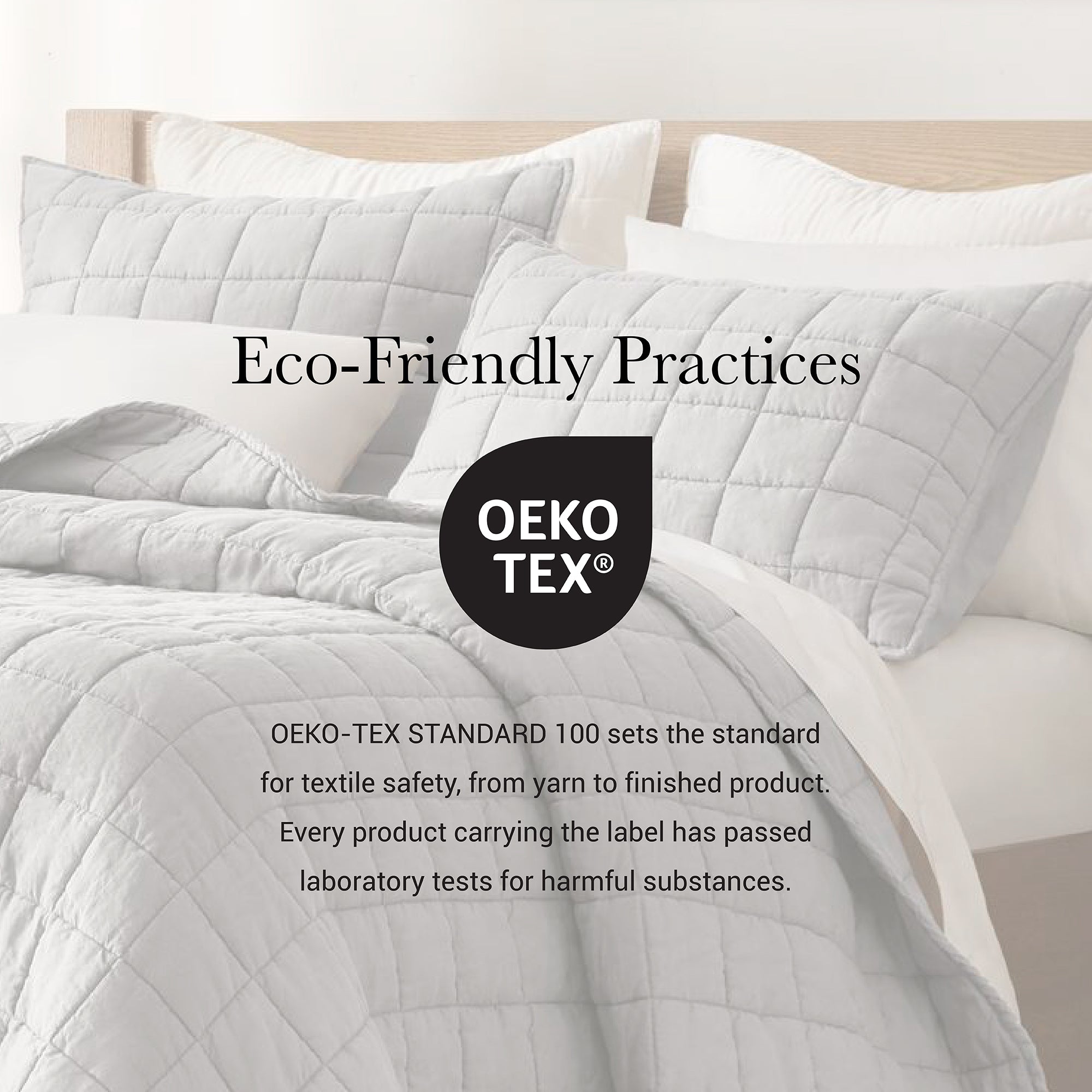 3 Piece Garment Washed French Linen Quilt Set
