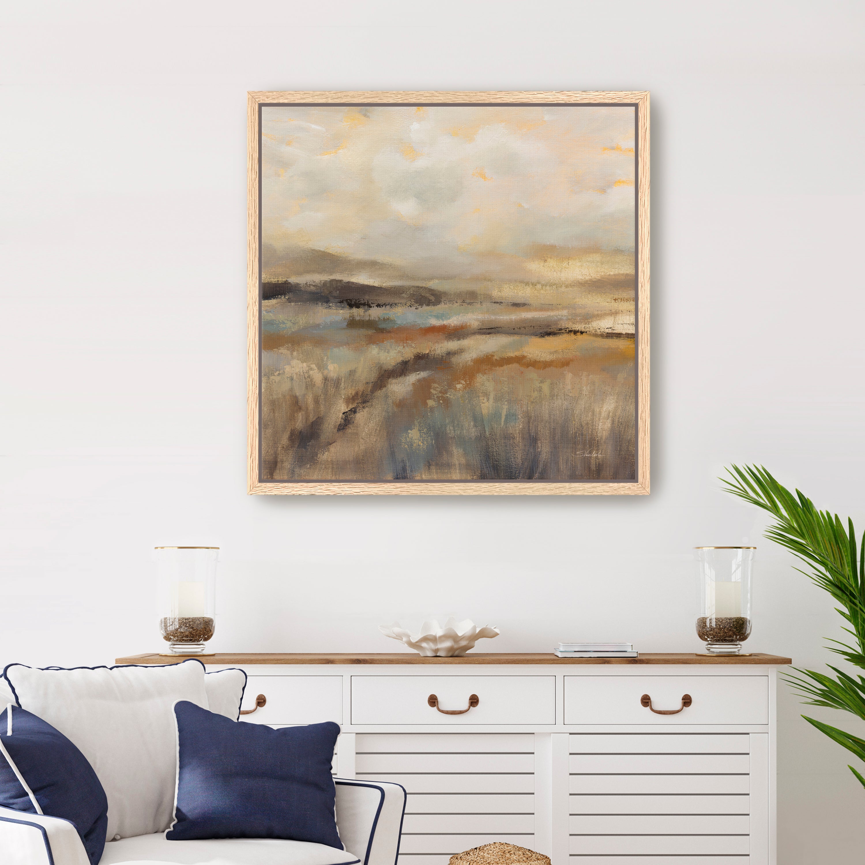 Cool Day Square Canvas Giclee