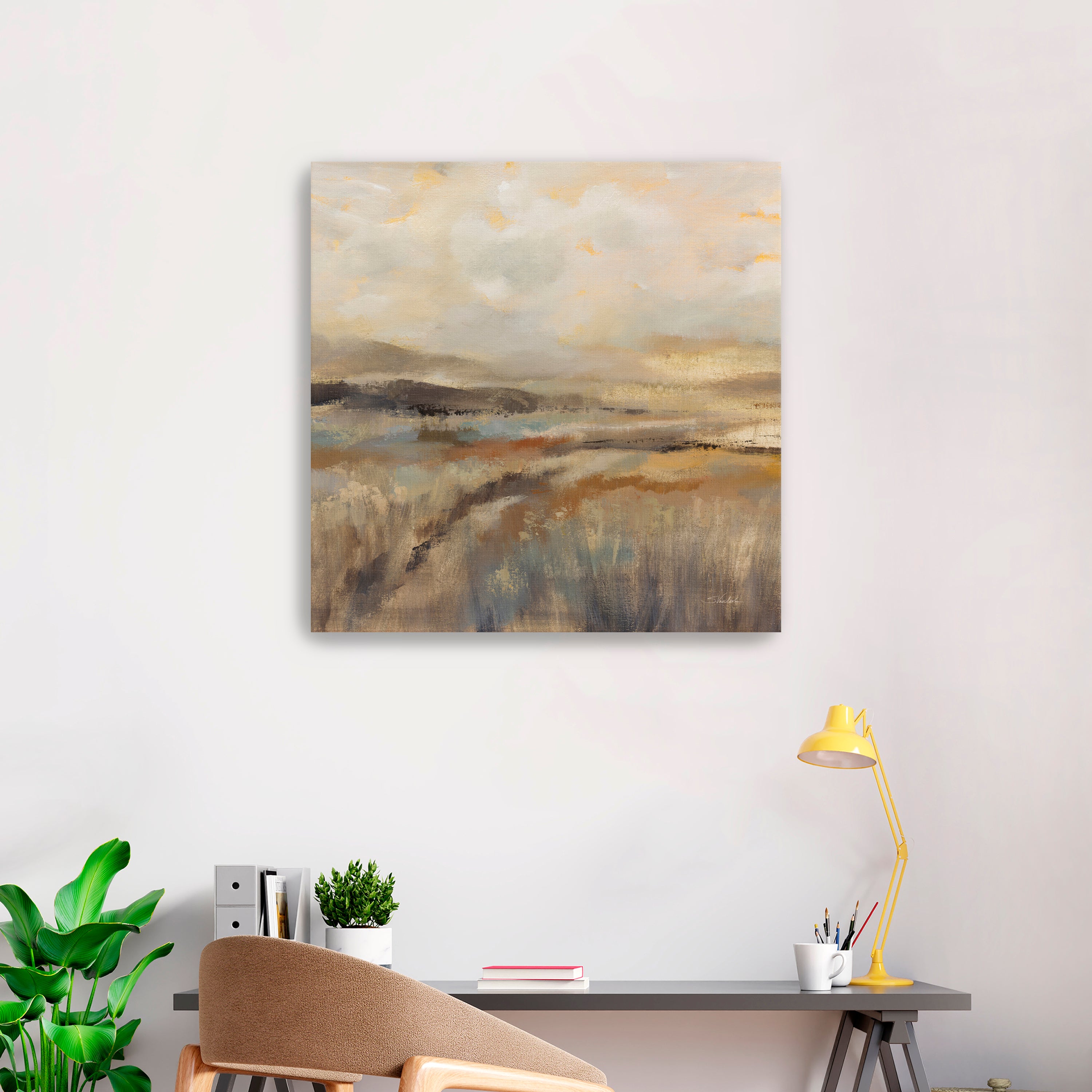 Cool Day Square Canvas Giclee