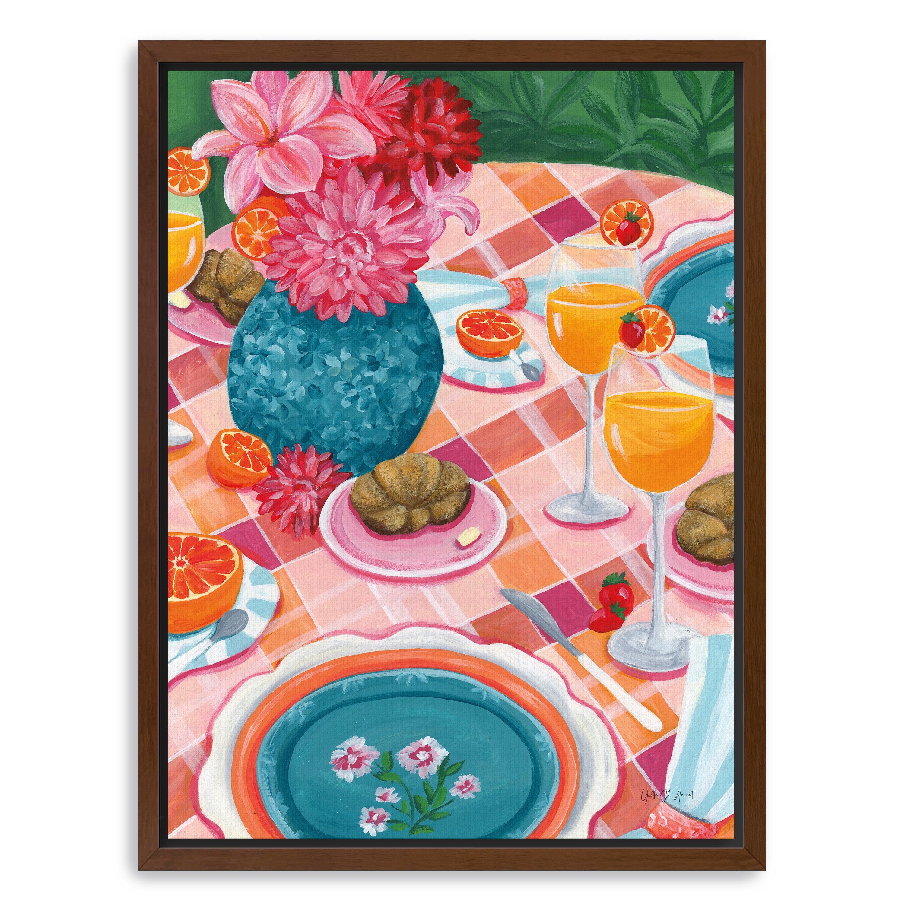 Brunch I Canvas Giclee