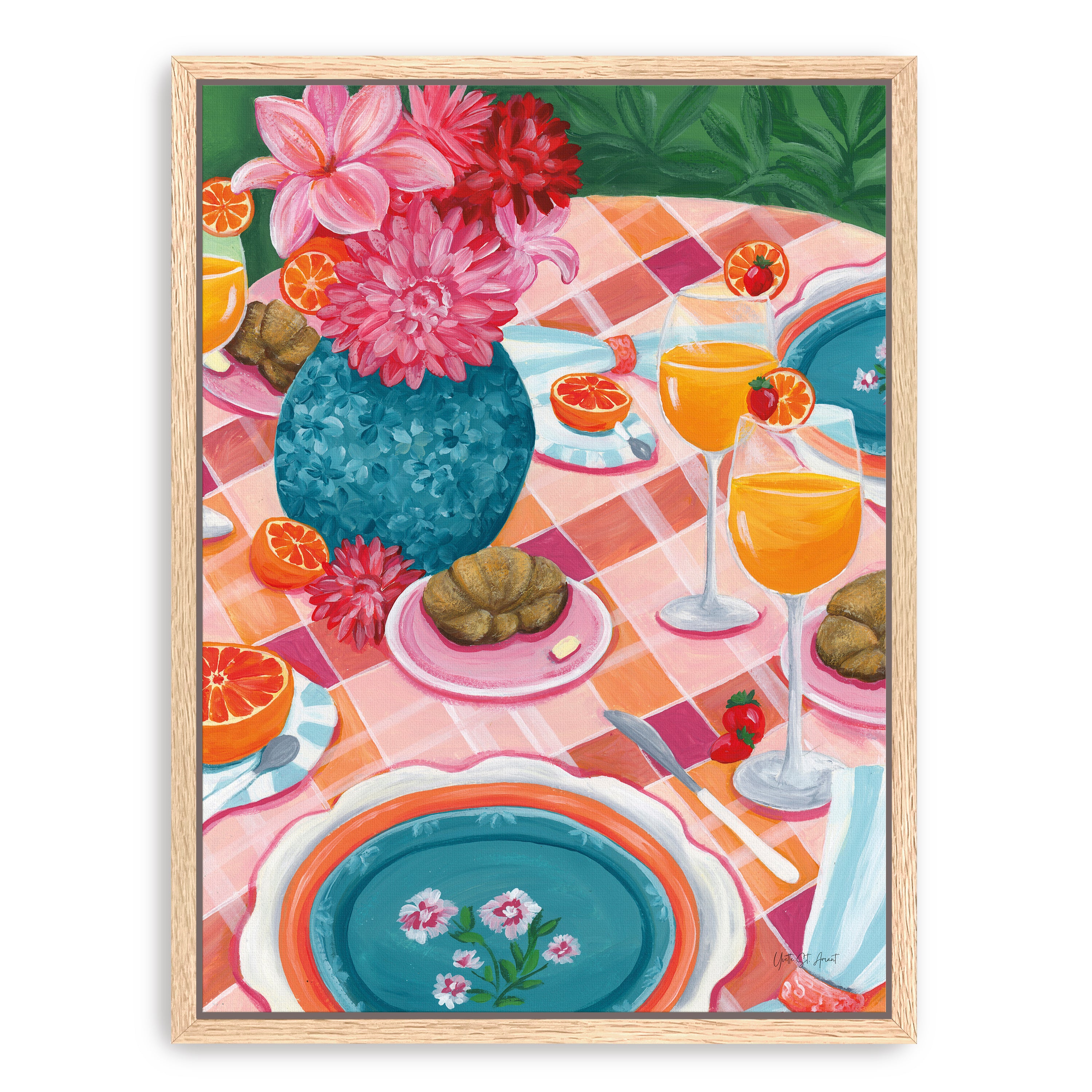 Brunch I Canvas Giclee