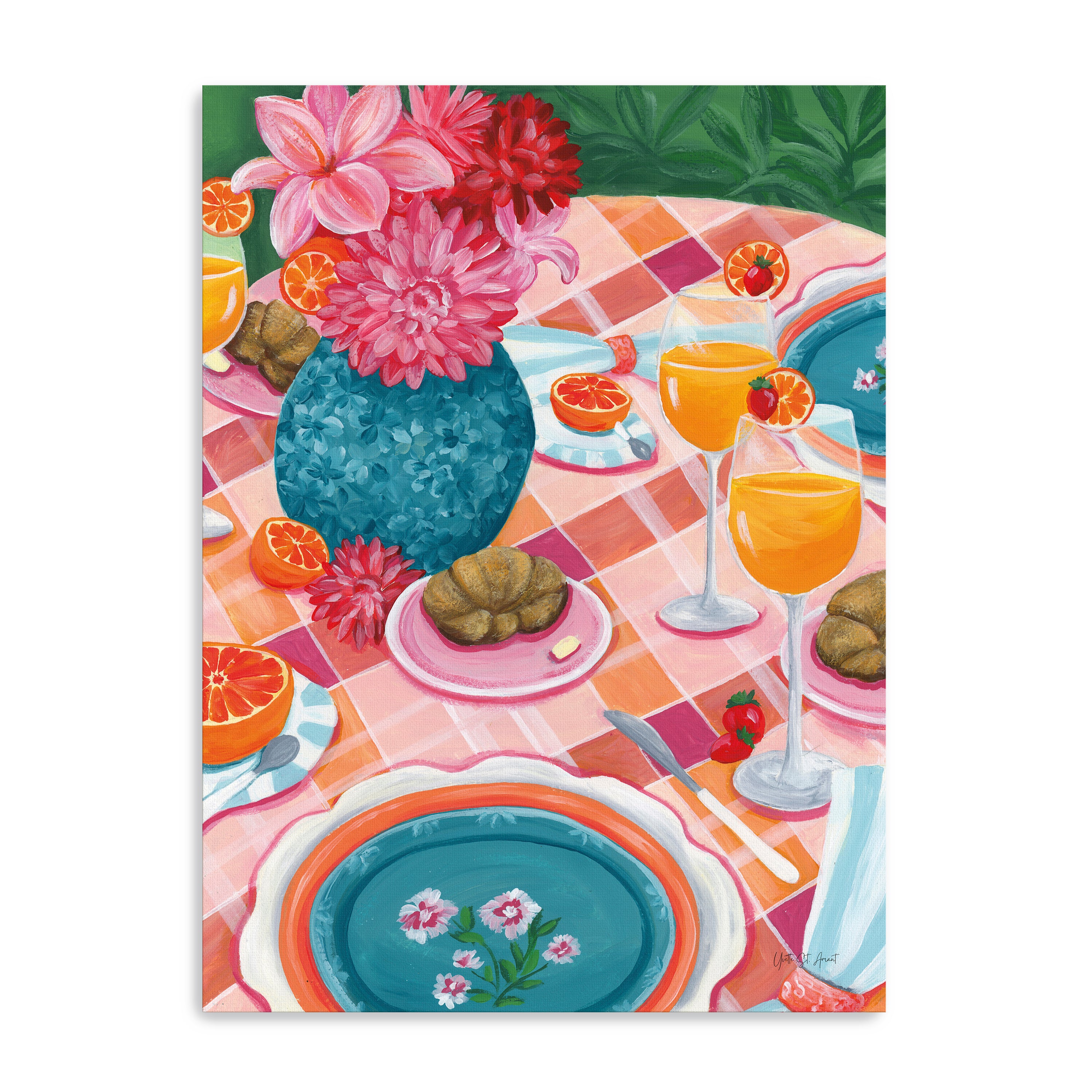 Brunch I Canvas Giclee