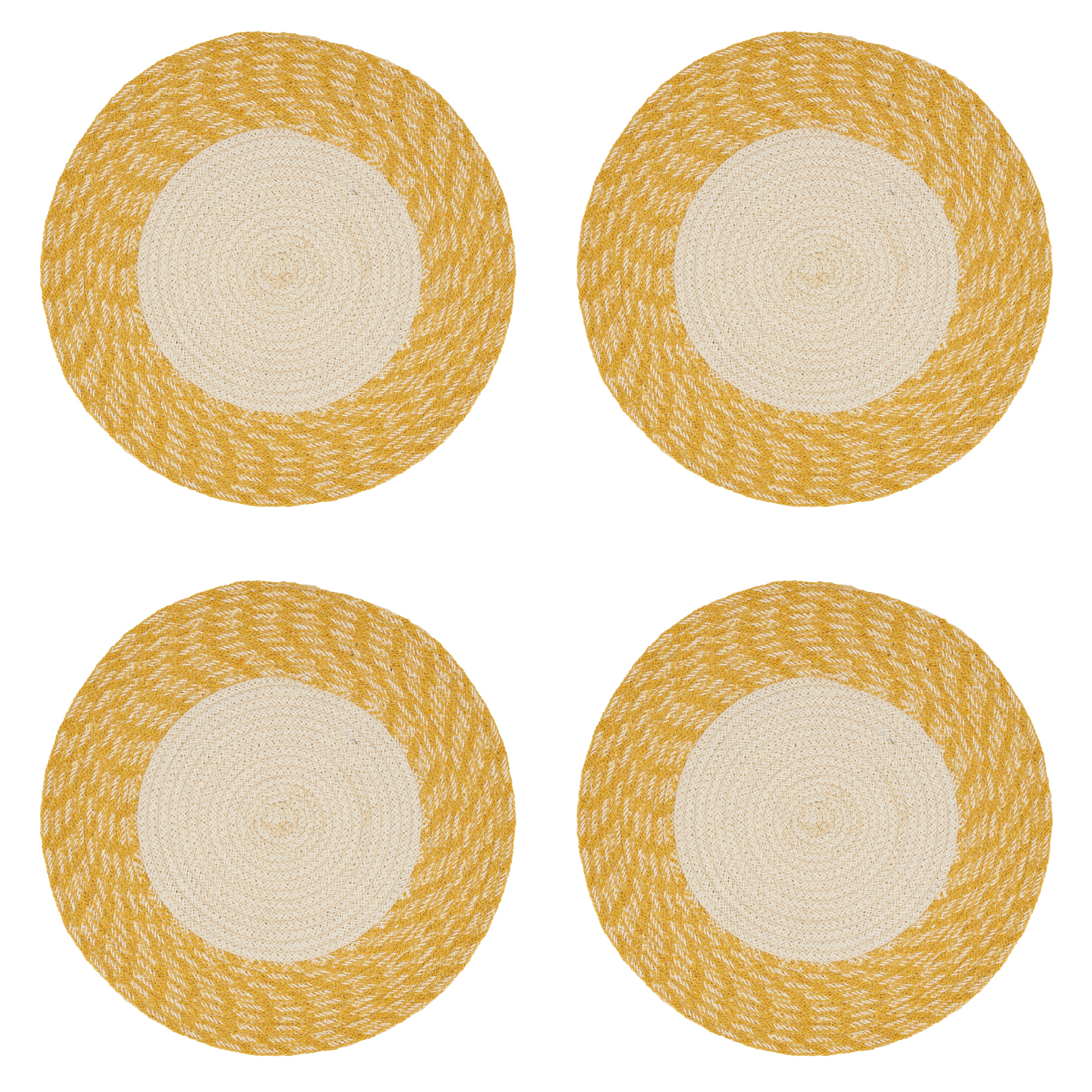 Hand Braided Placemat, Set of 4