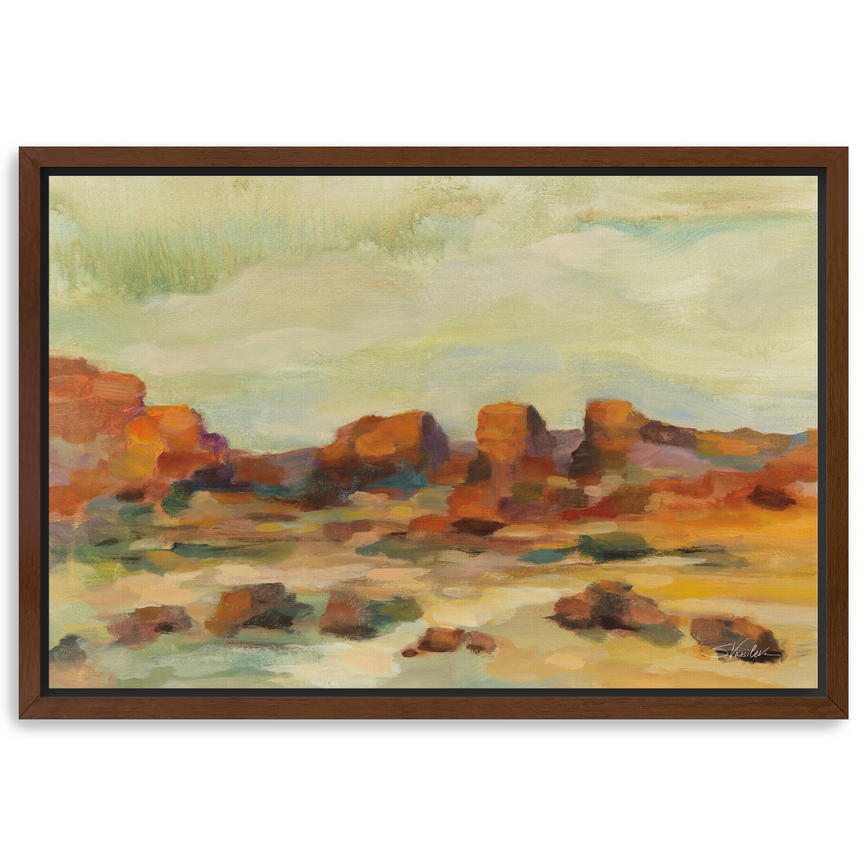 Red Rocks Canvas Giclee