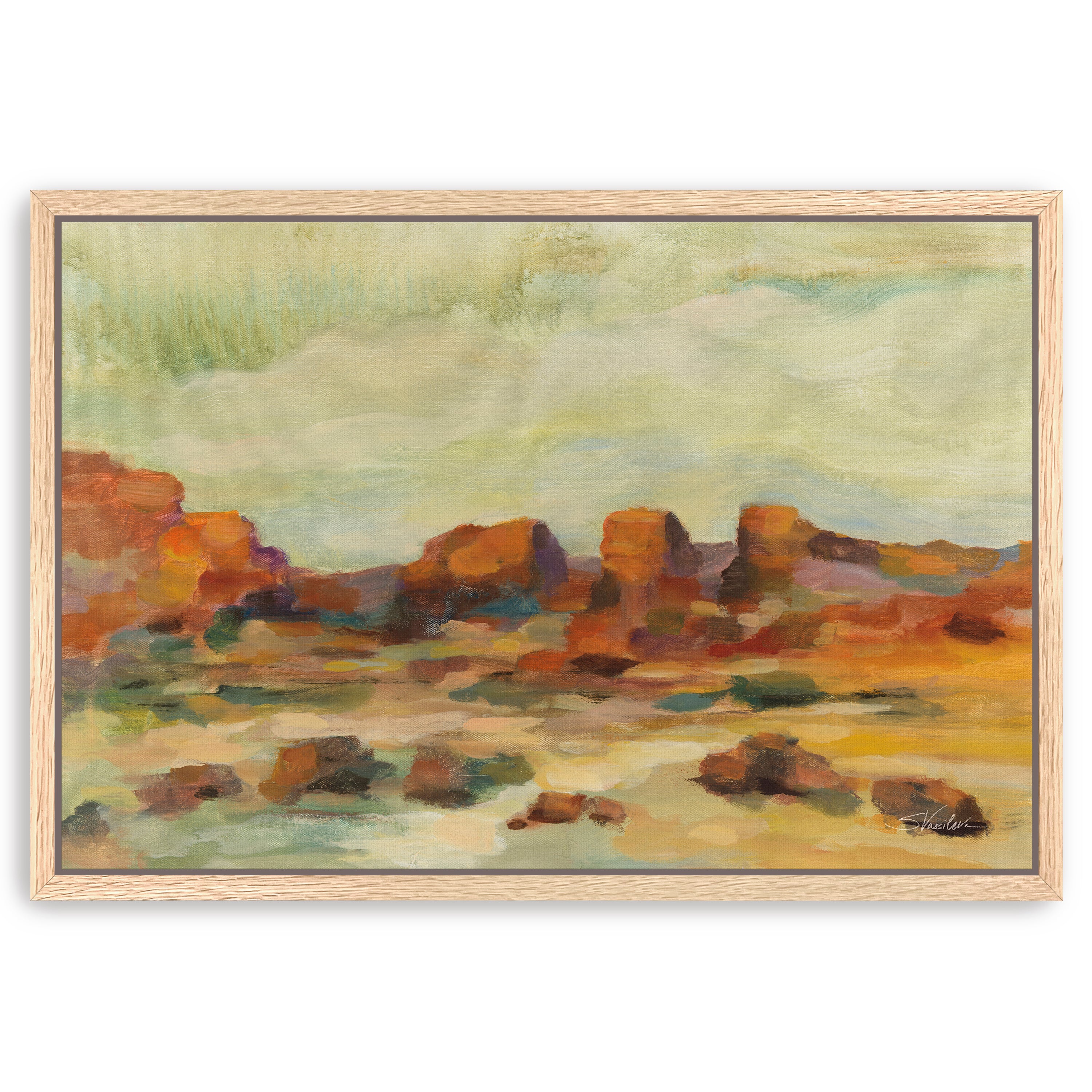 Red Rocks Canvas Giclee