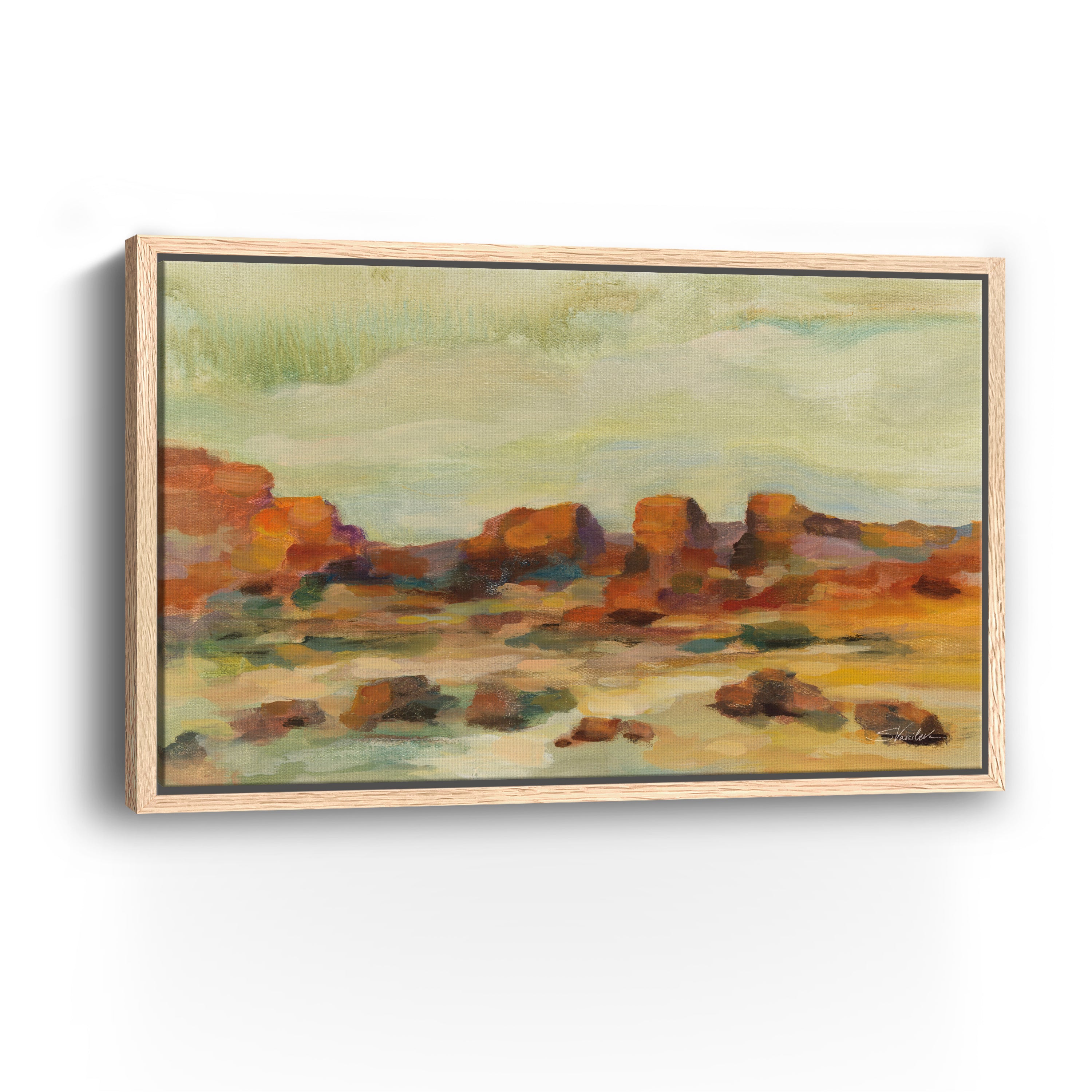 Red Rocks Canvas Giclee