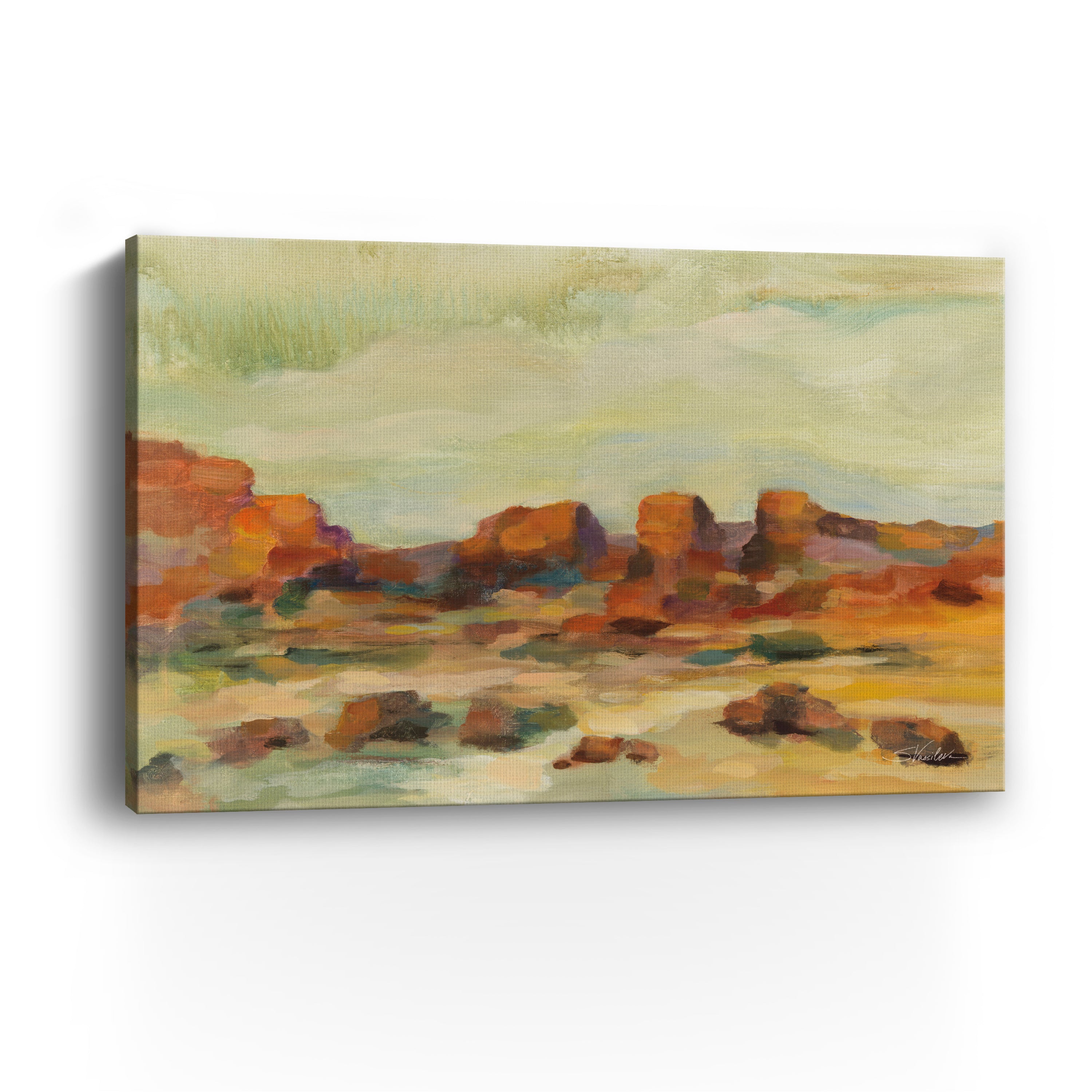 Red Rocks Canvas Giclee