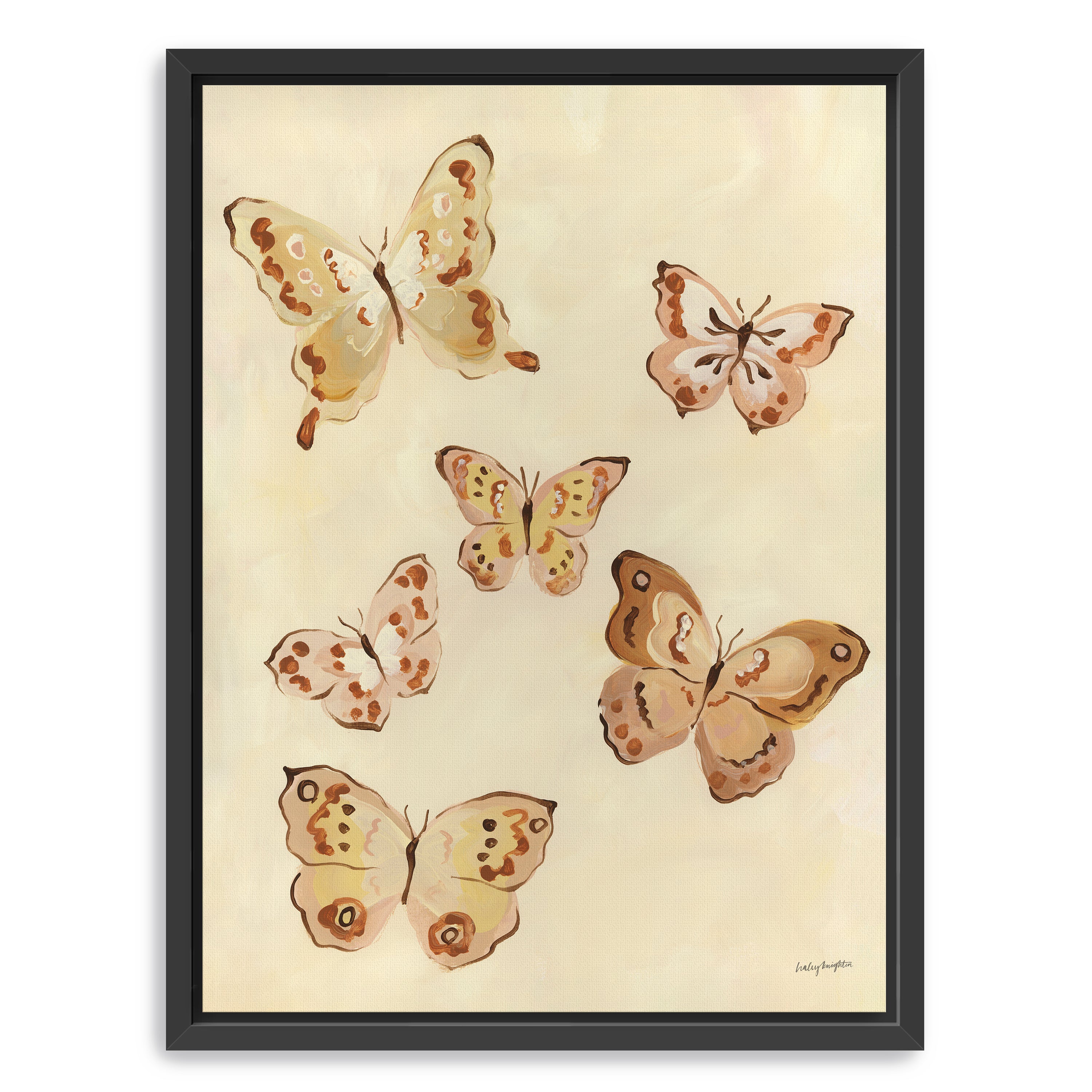 Flutters I Canvas Giclee