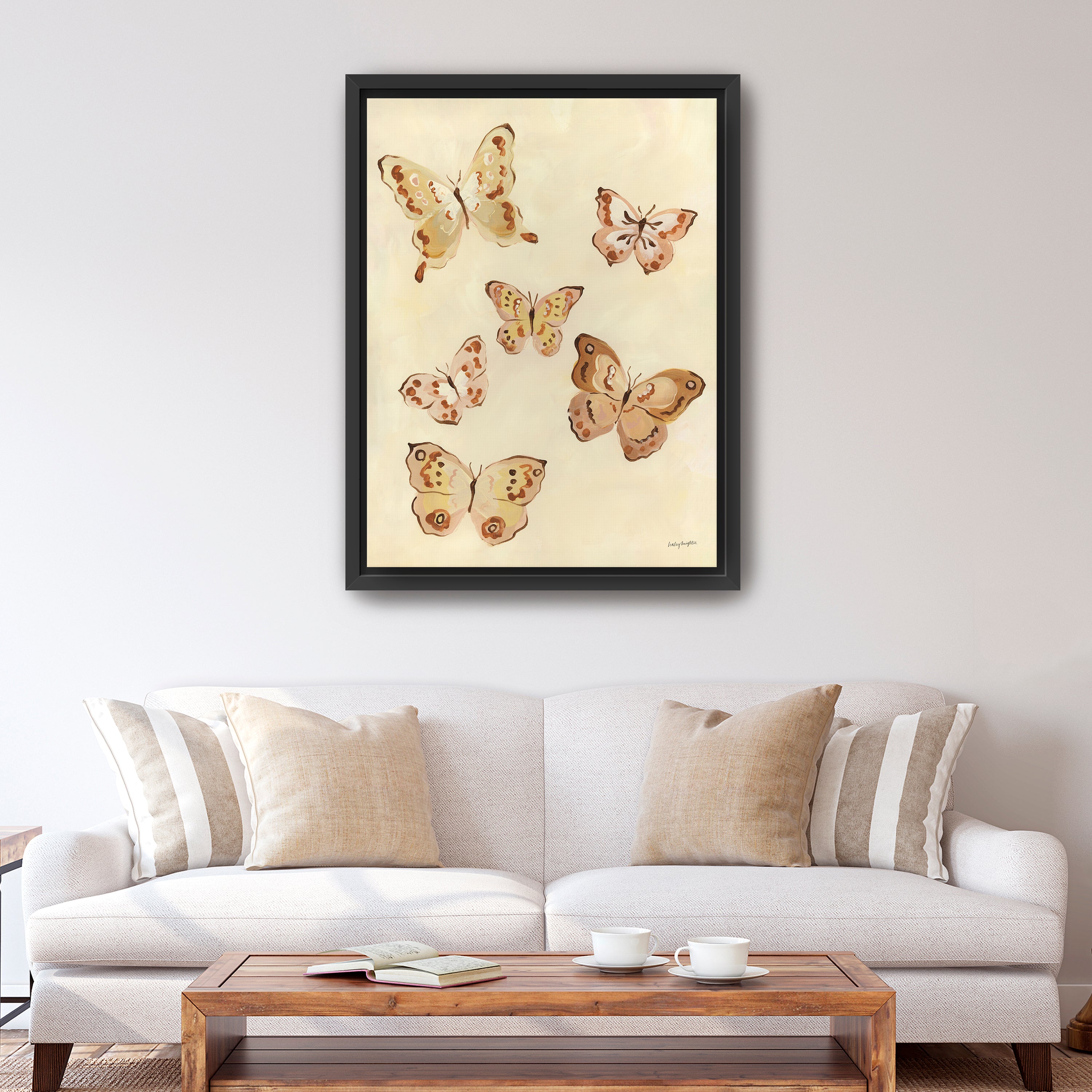 Flutters I Canvas Giclee