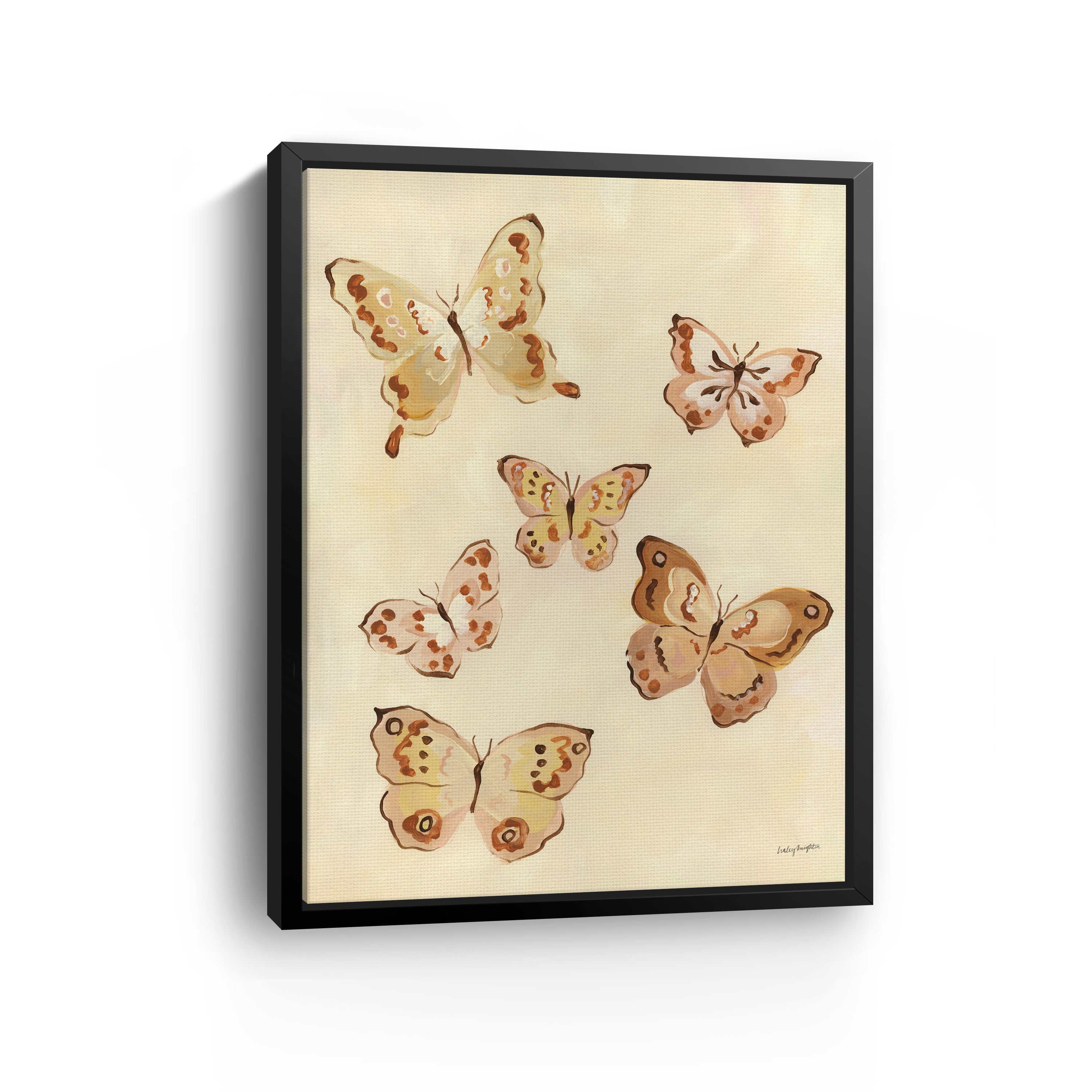 Flutters I Canvas Giclee