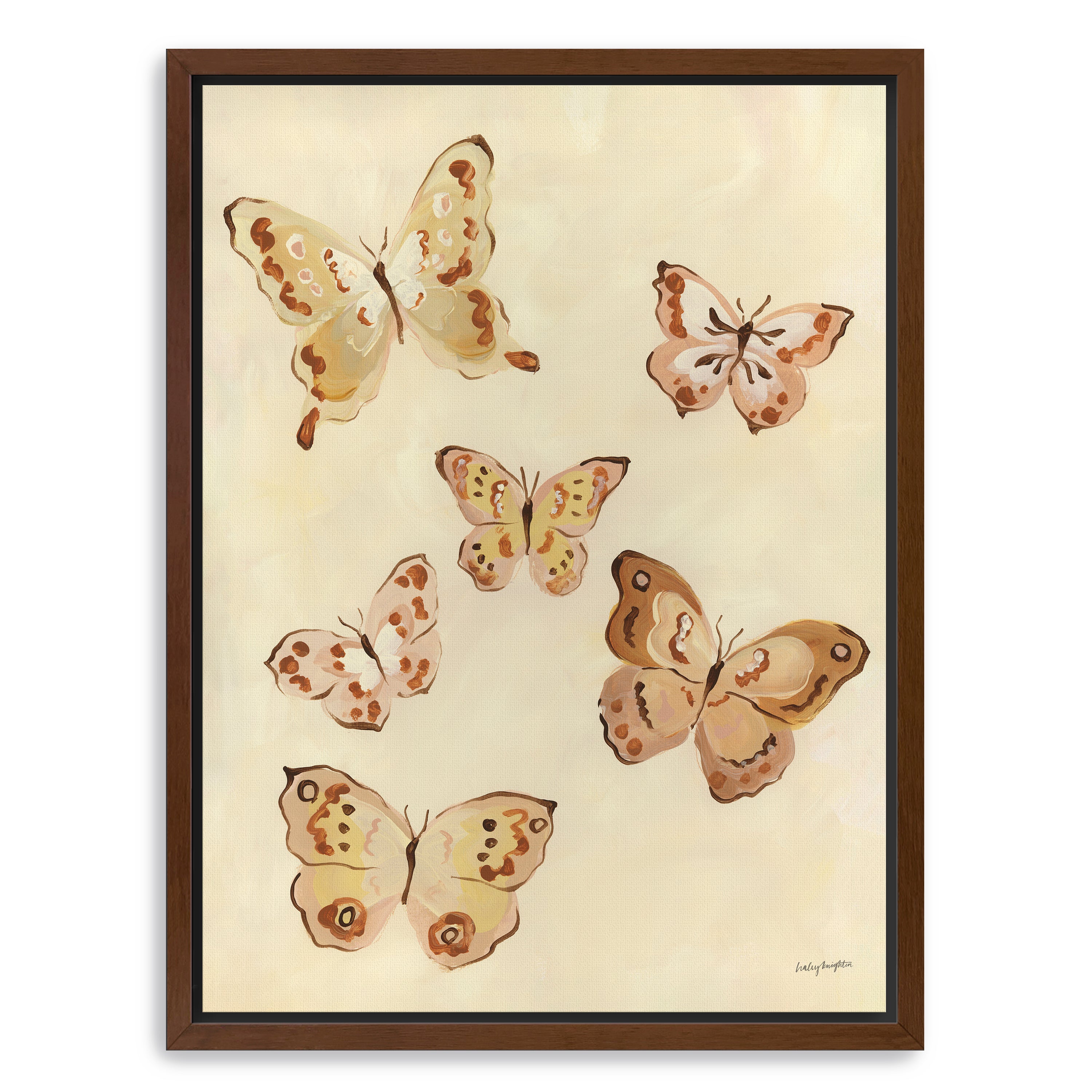 Flutters I Canvas Giclee