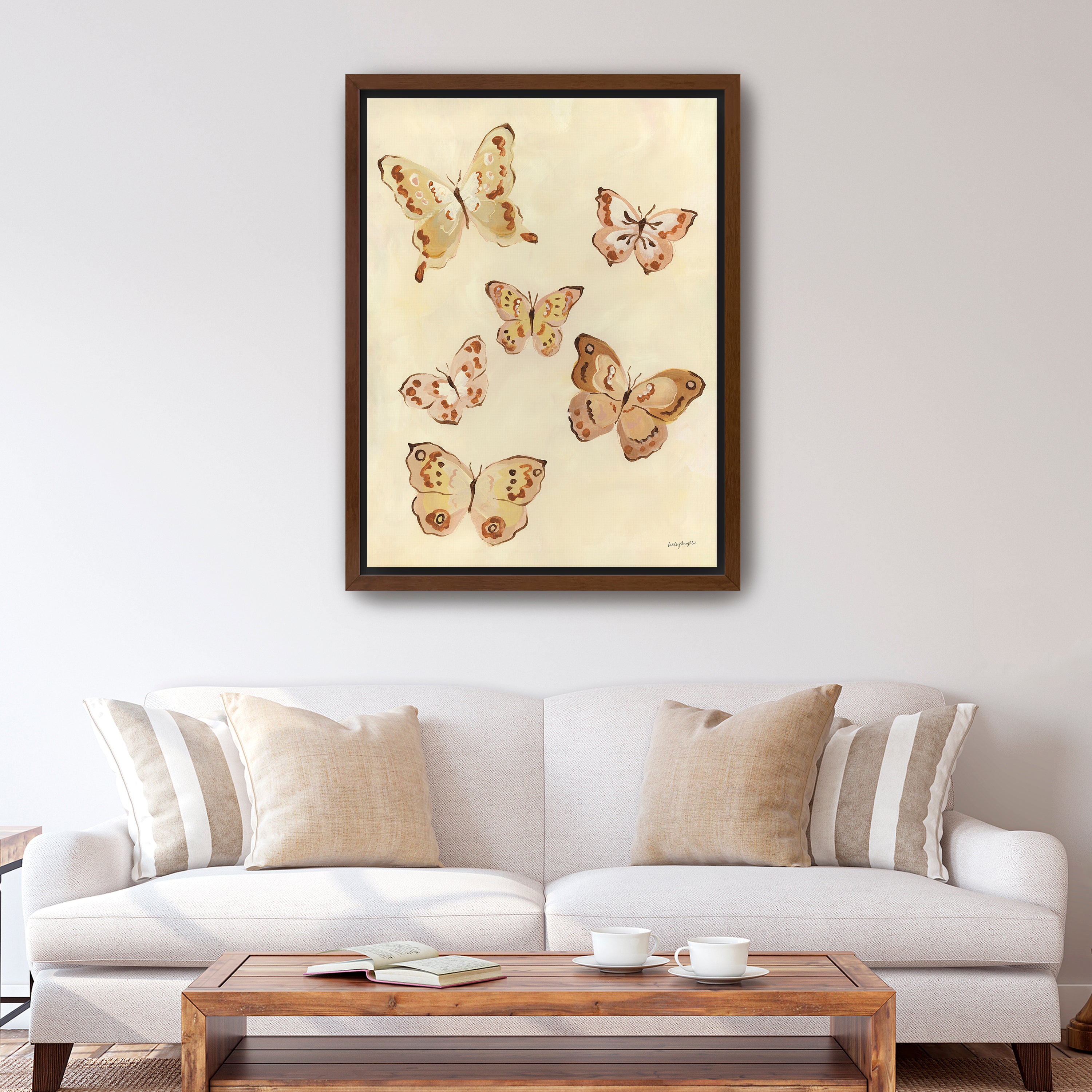Flutters I Canvas Giclee