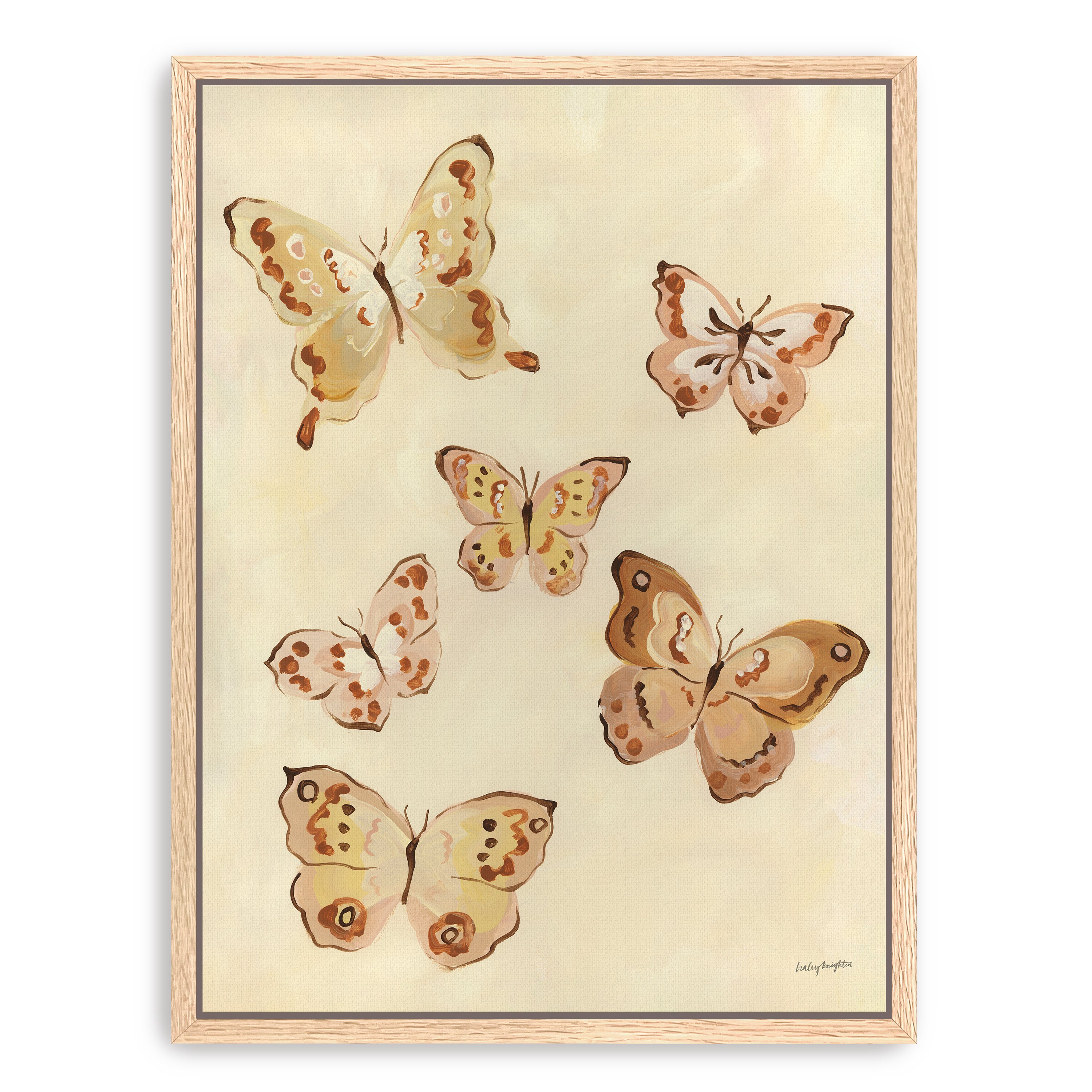 Flutters I Canvas Giclee