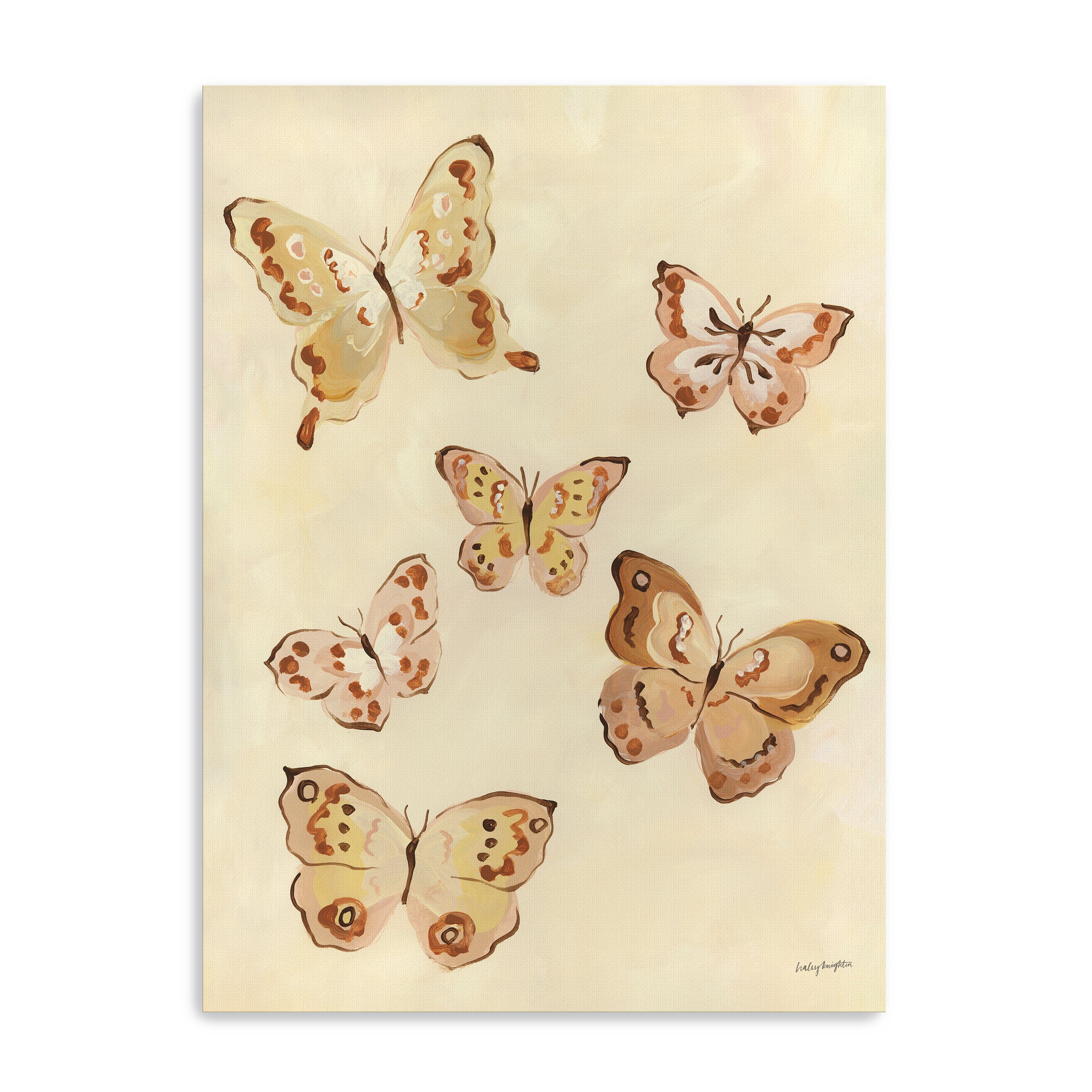 Flutters I Canvas Giclee
