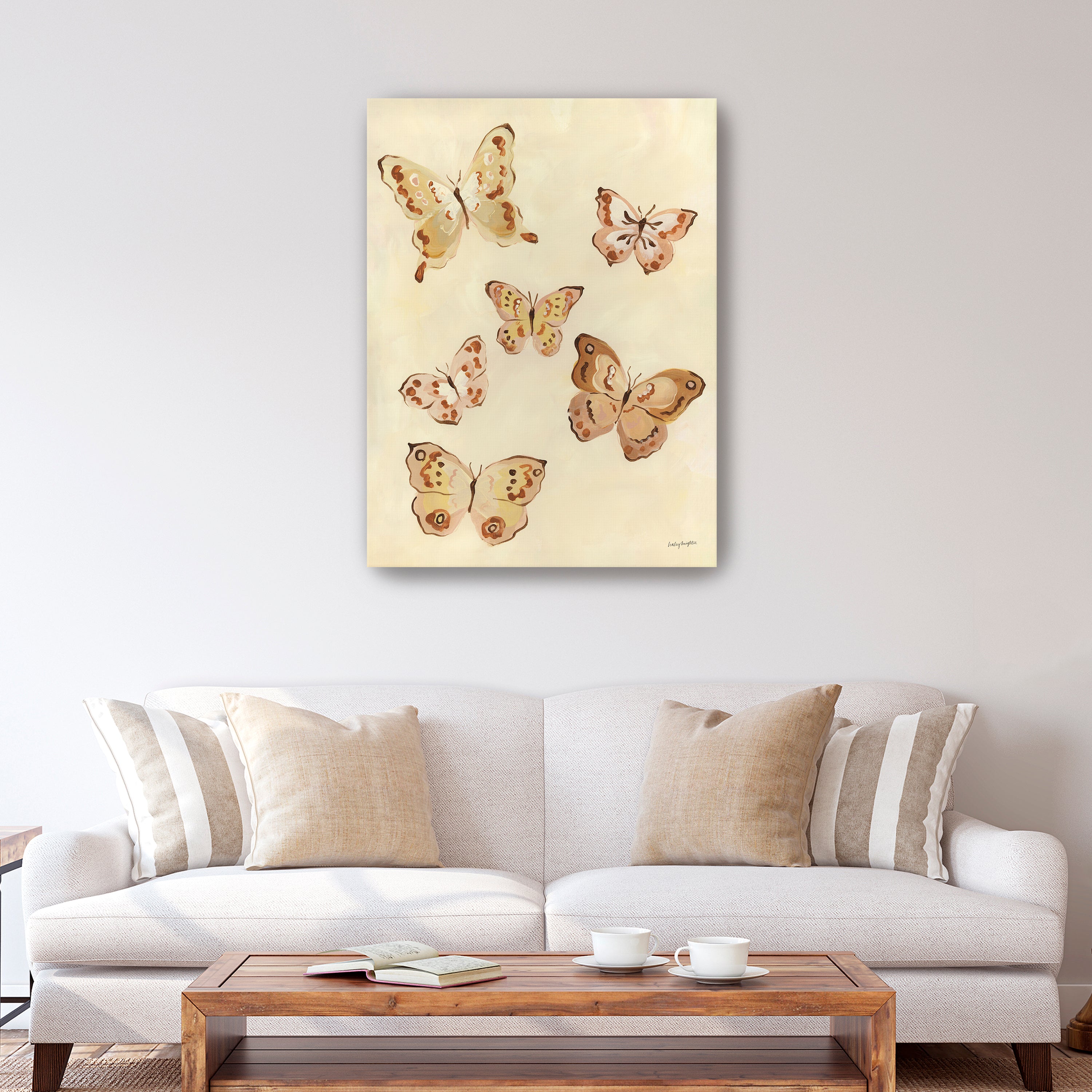 Flutters I Canvas Giclee