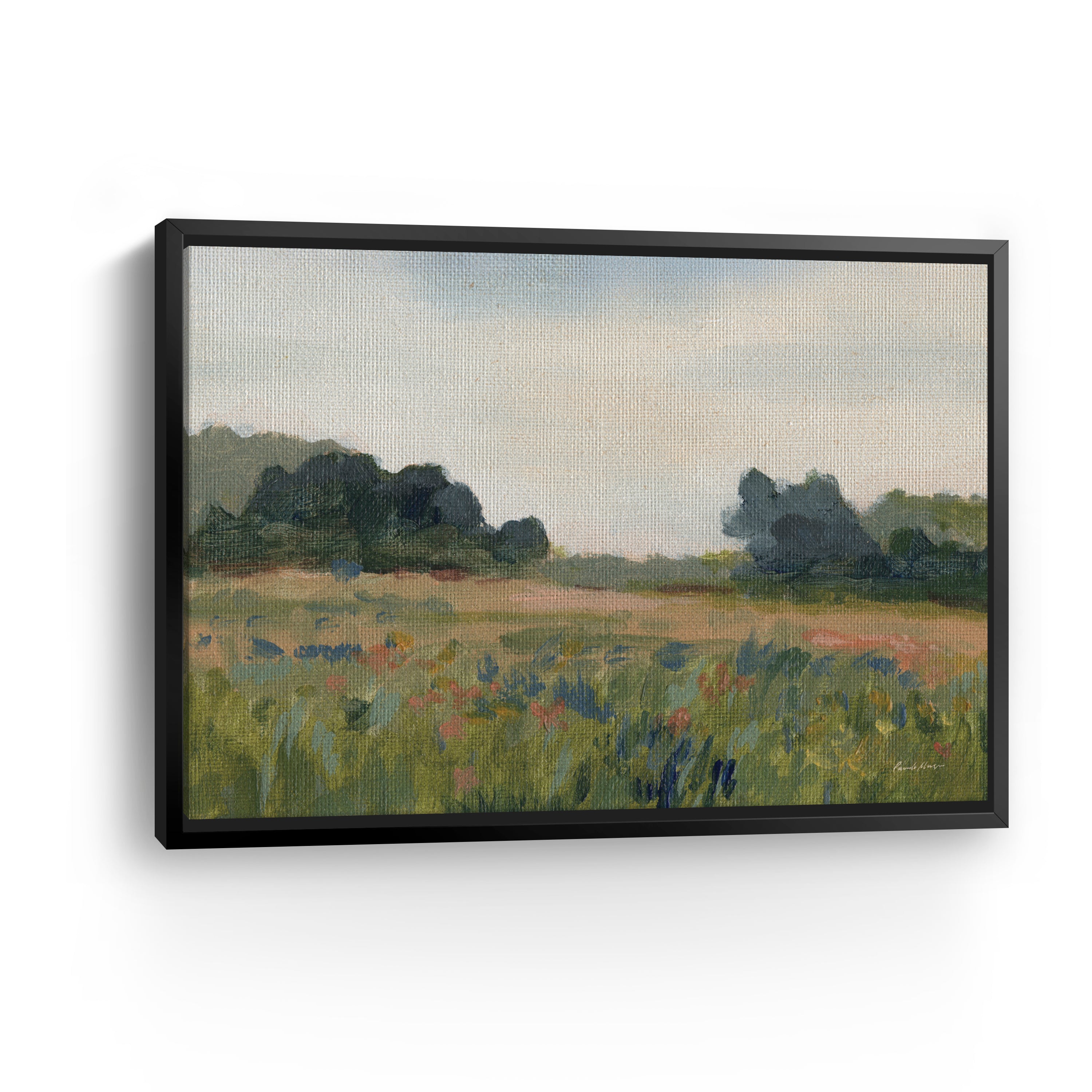 Blue Meadow Canvas Giclee