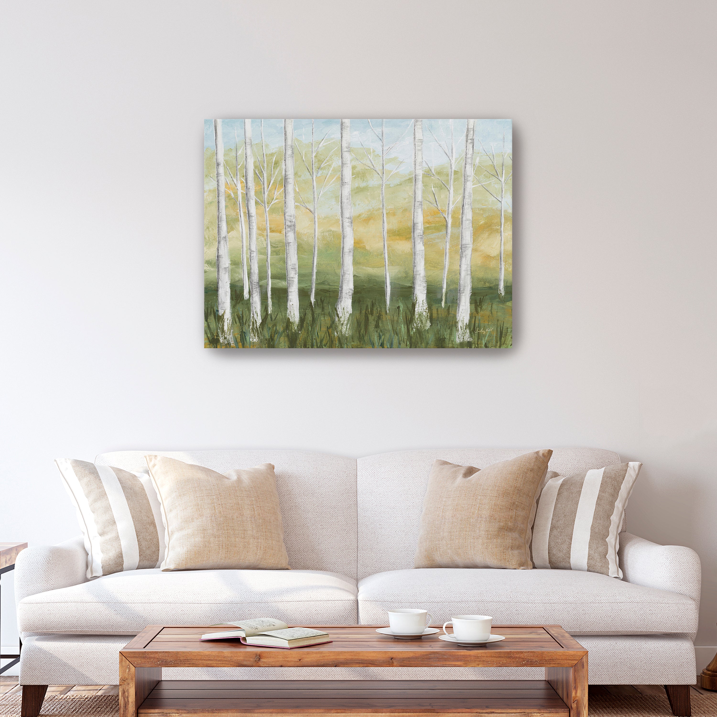 Birch Forest Canvas Giclee