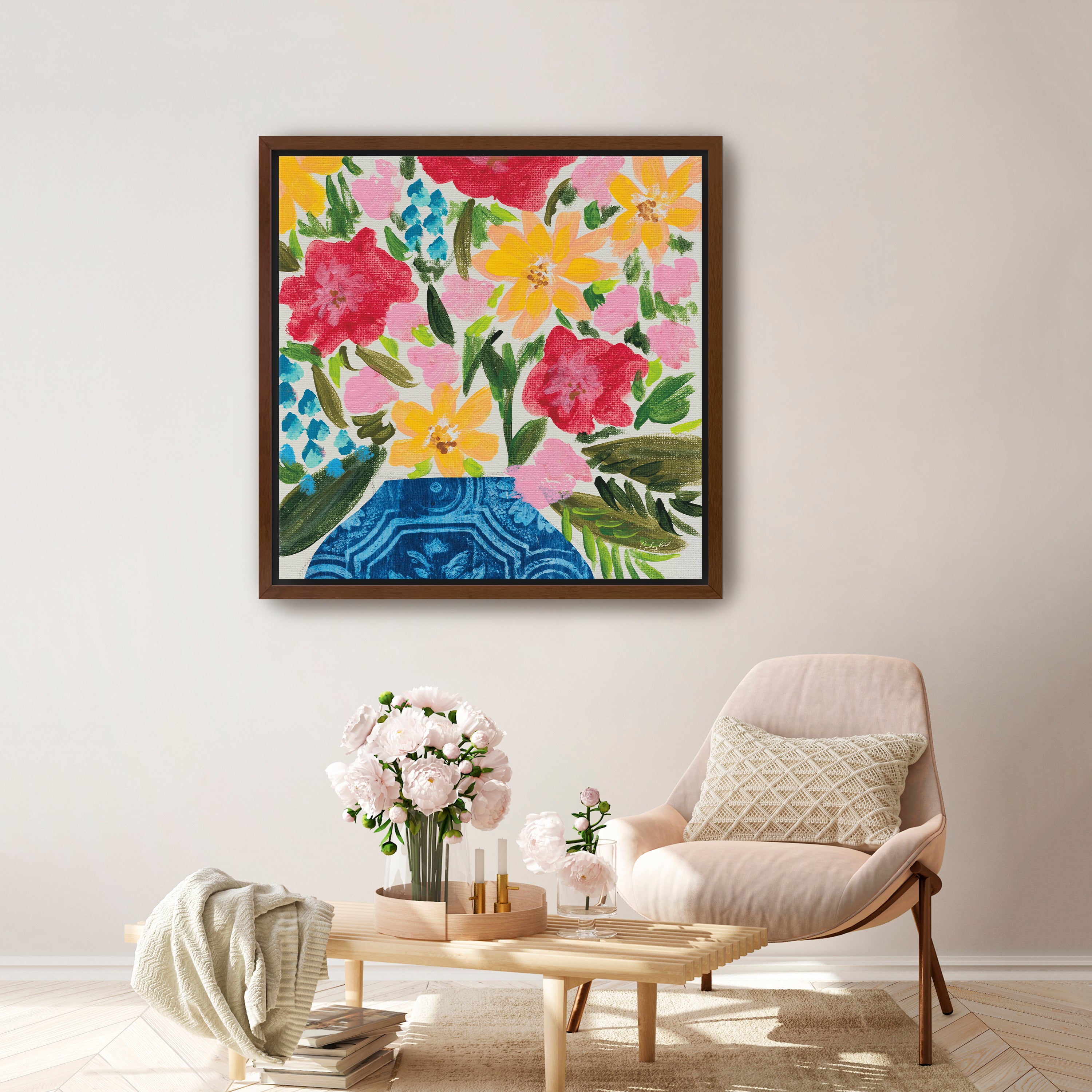 Floral Gift I Canvas Giclee