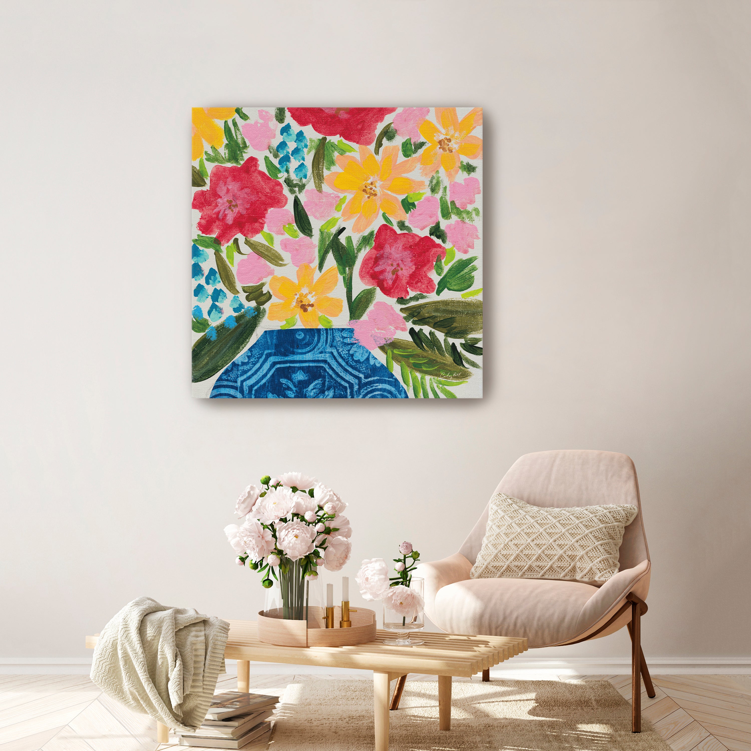 Ralph Burch  アート（WRAPPED CANVAS GICLEE） Floral Gift I Canvas Giclee – Pier 1