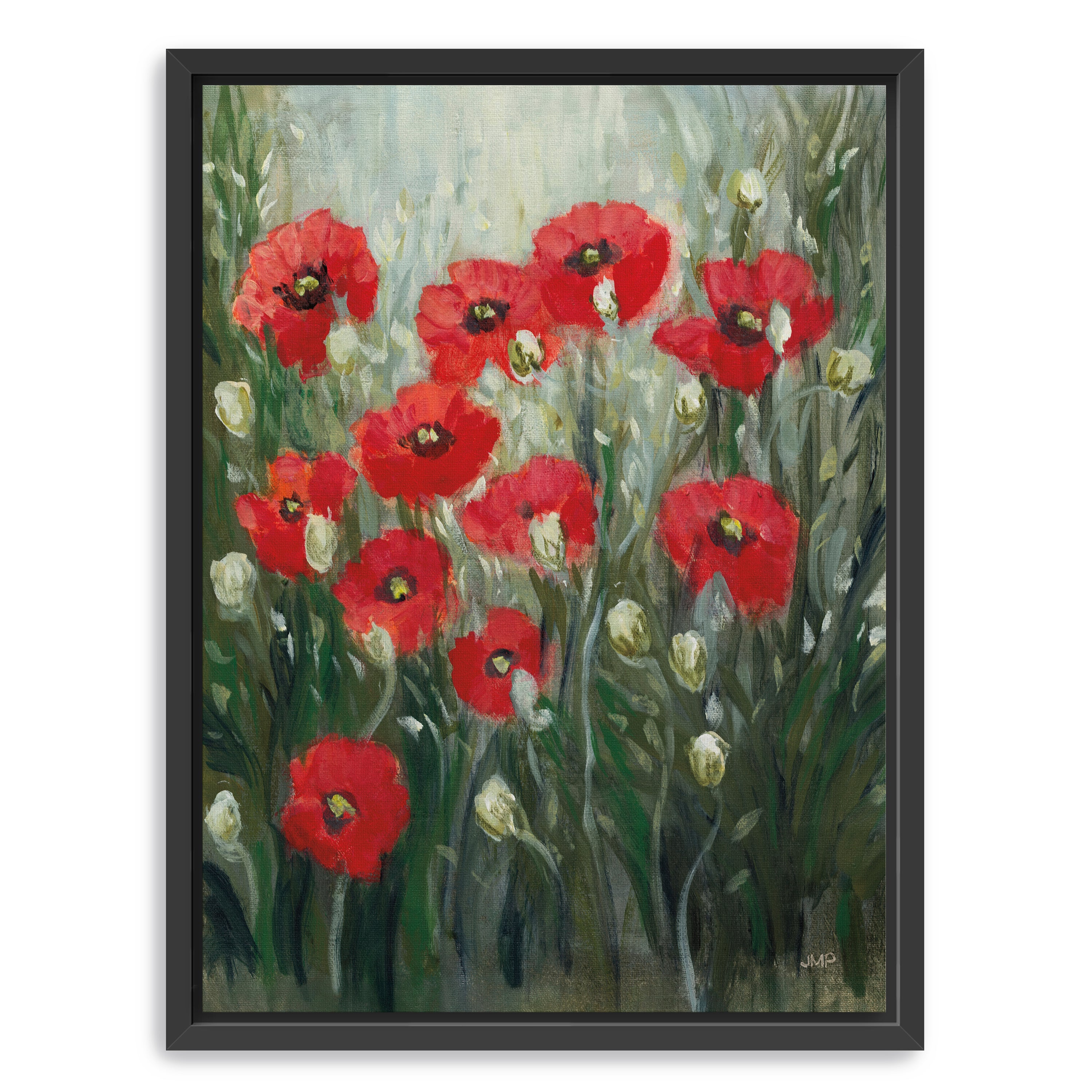 Whispering Poppies Canvas Giclee