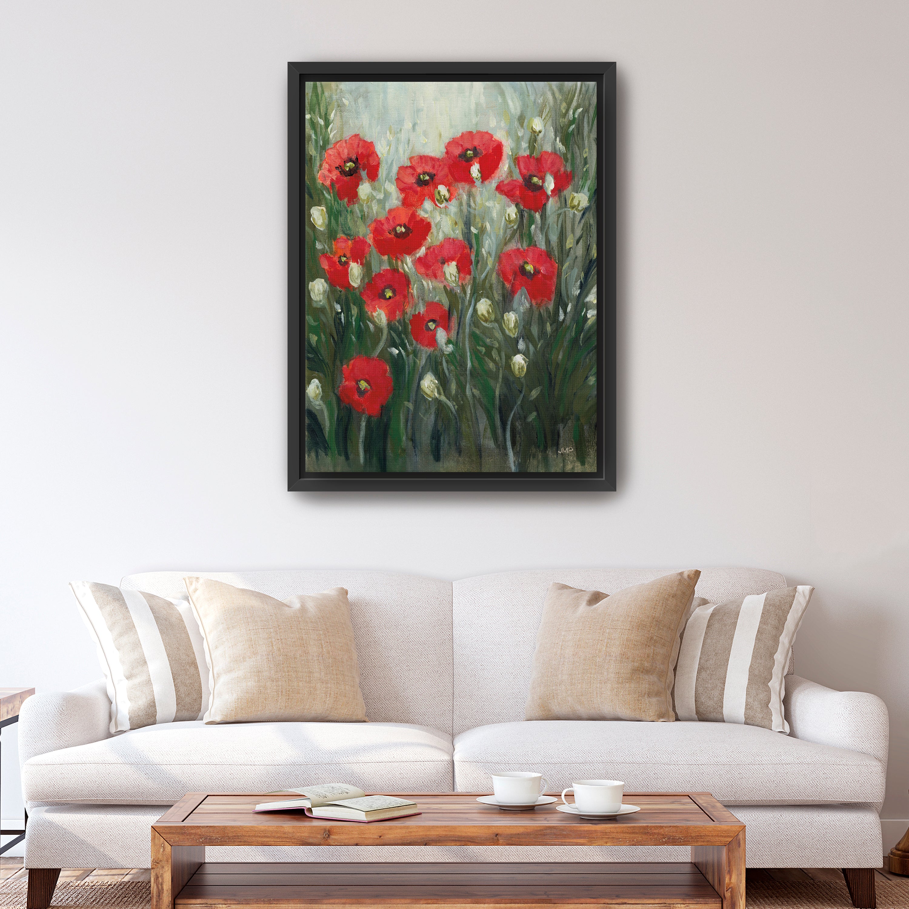 Whispering Poppies Canvas Giclee