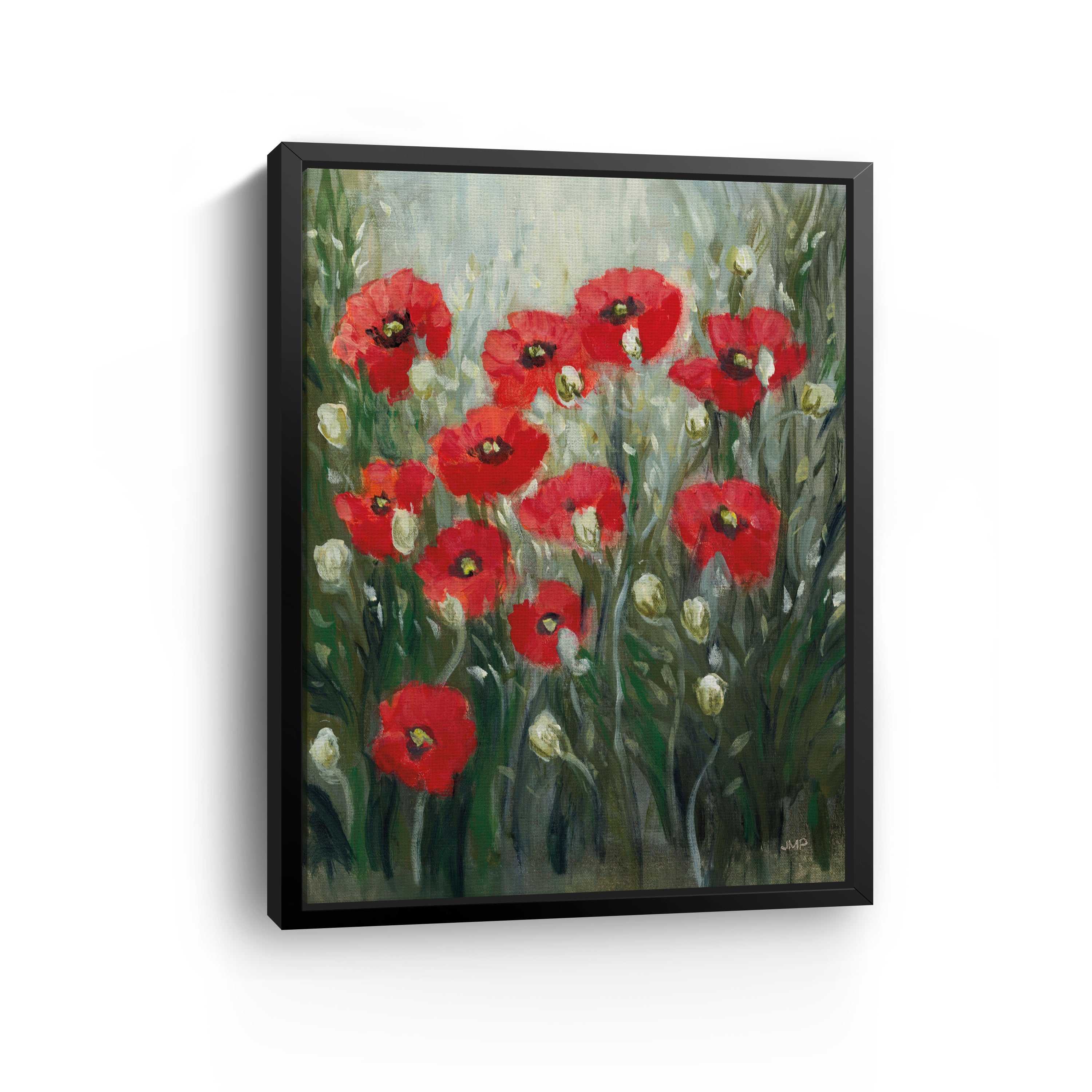 Whispering Poppies Canvas Giclee