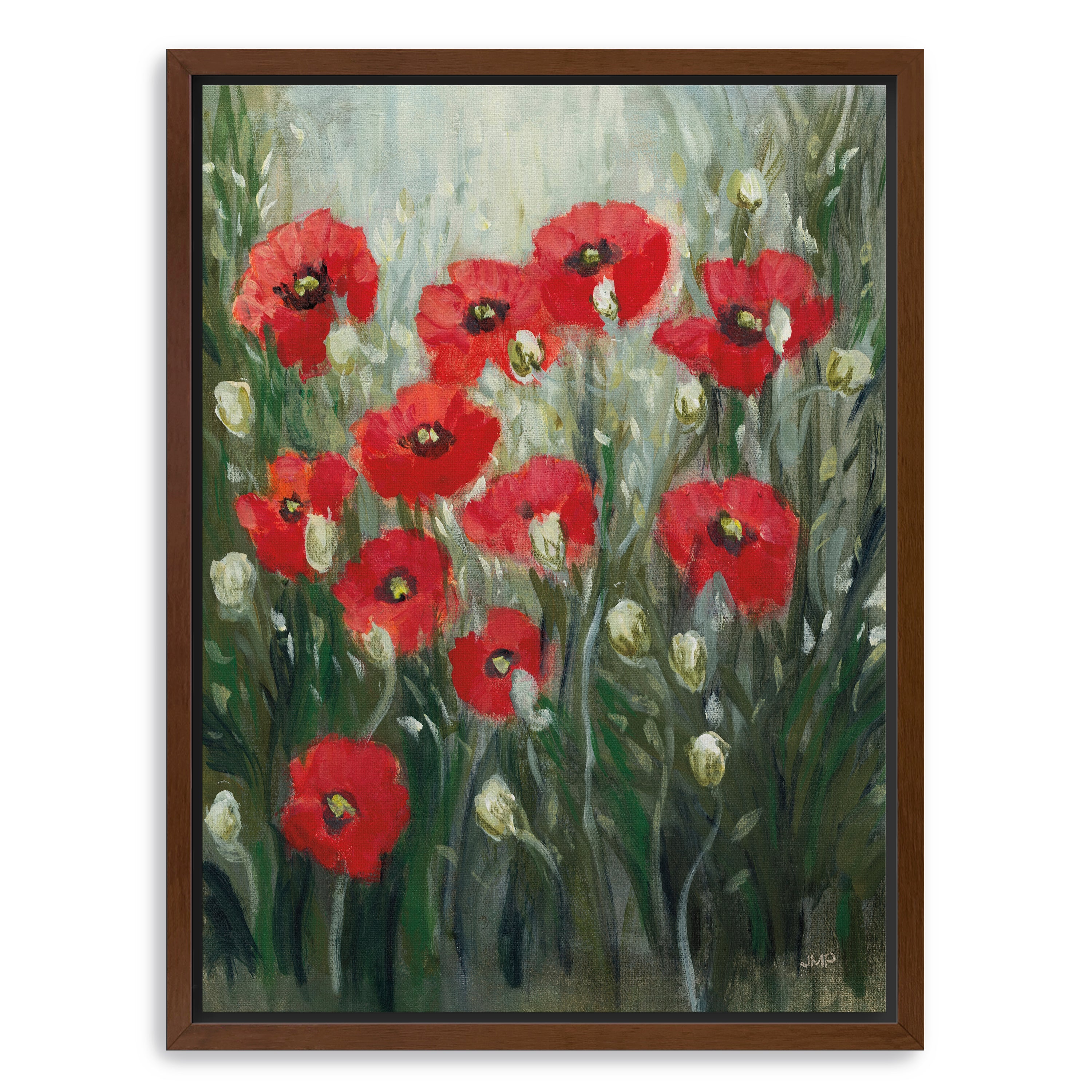 Whispering Poppies Canvas Giclee