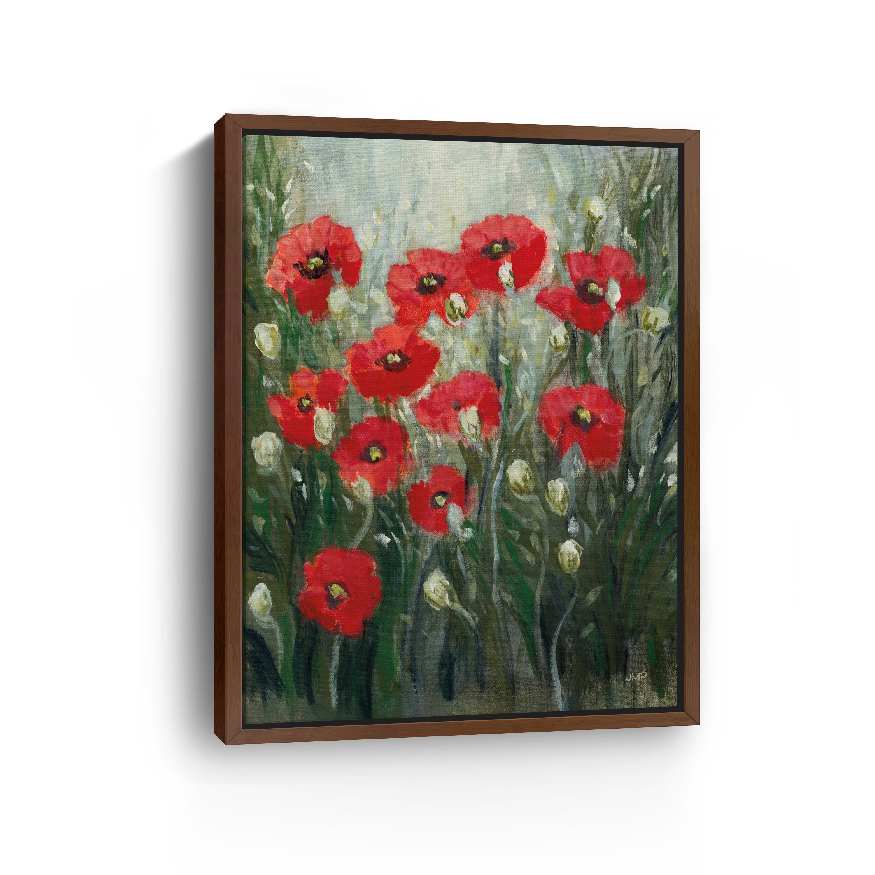 Whispering Poppies Canvas Giclee