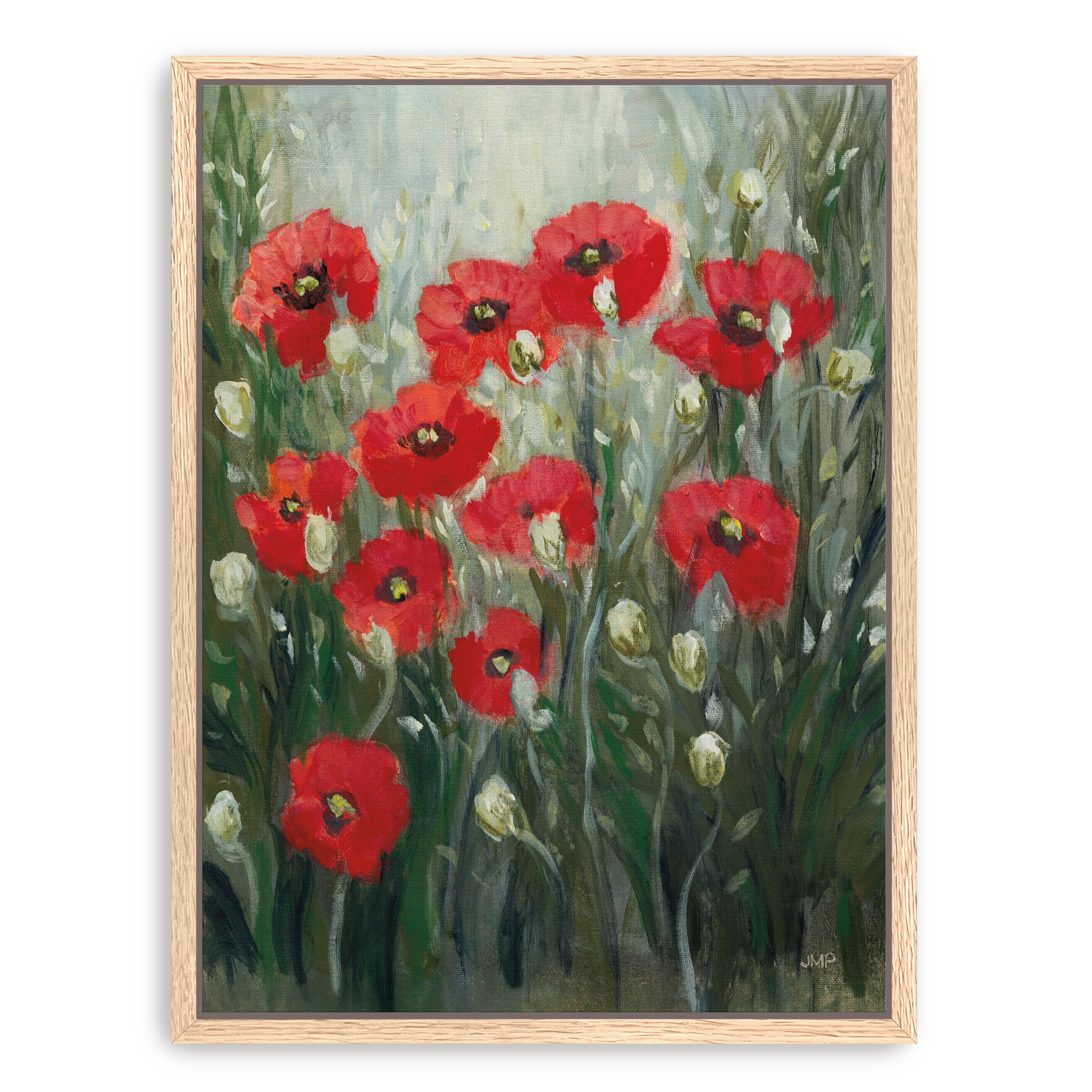 Whispering Poppies Canvas Giclee