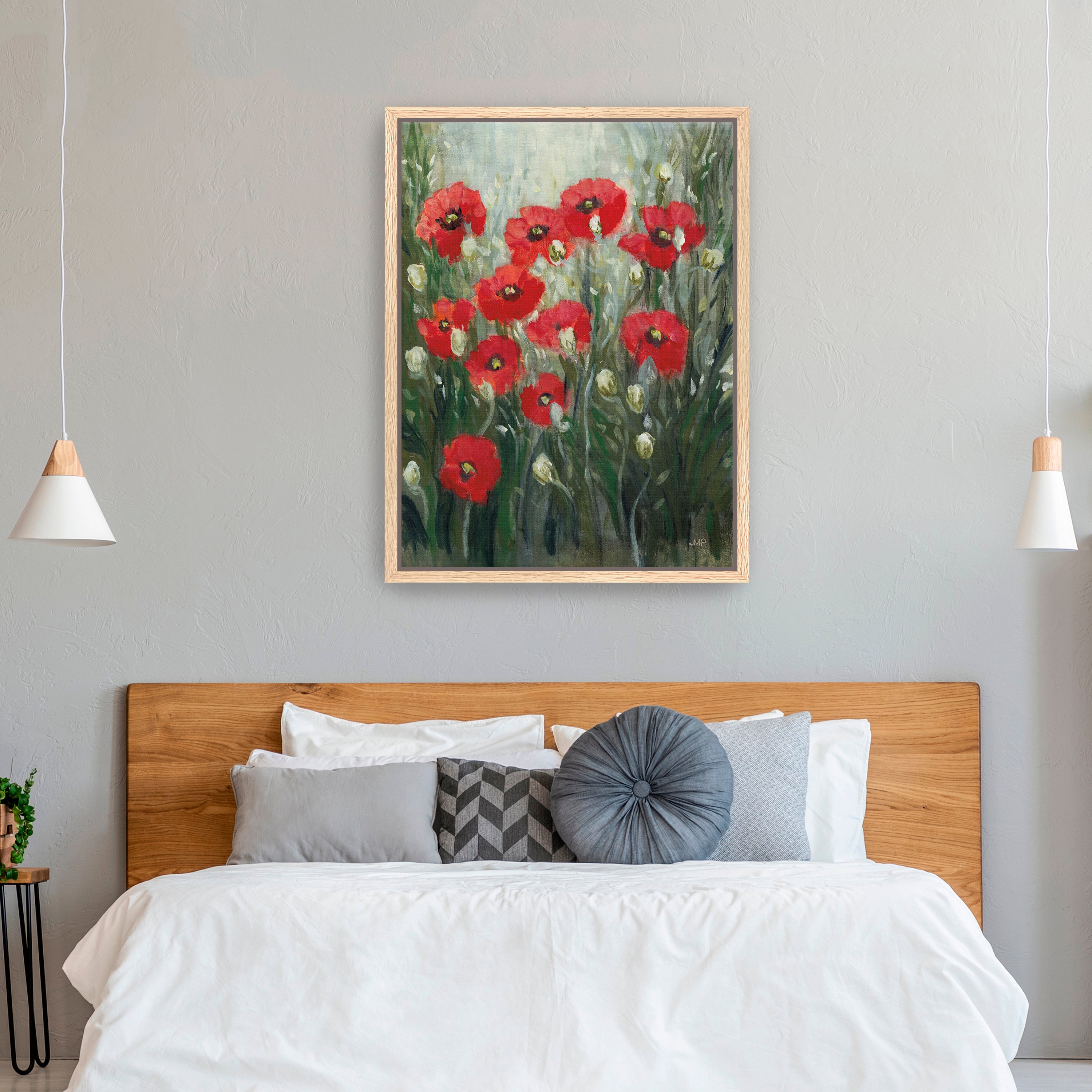 Whispering Poppies Canvas Giclee