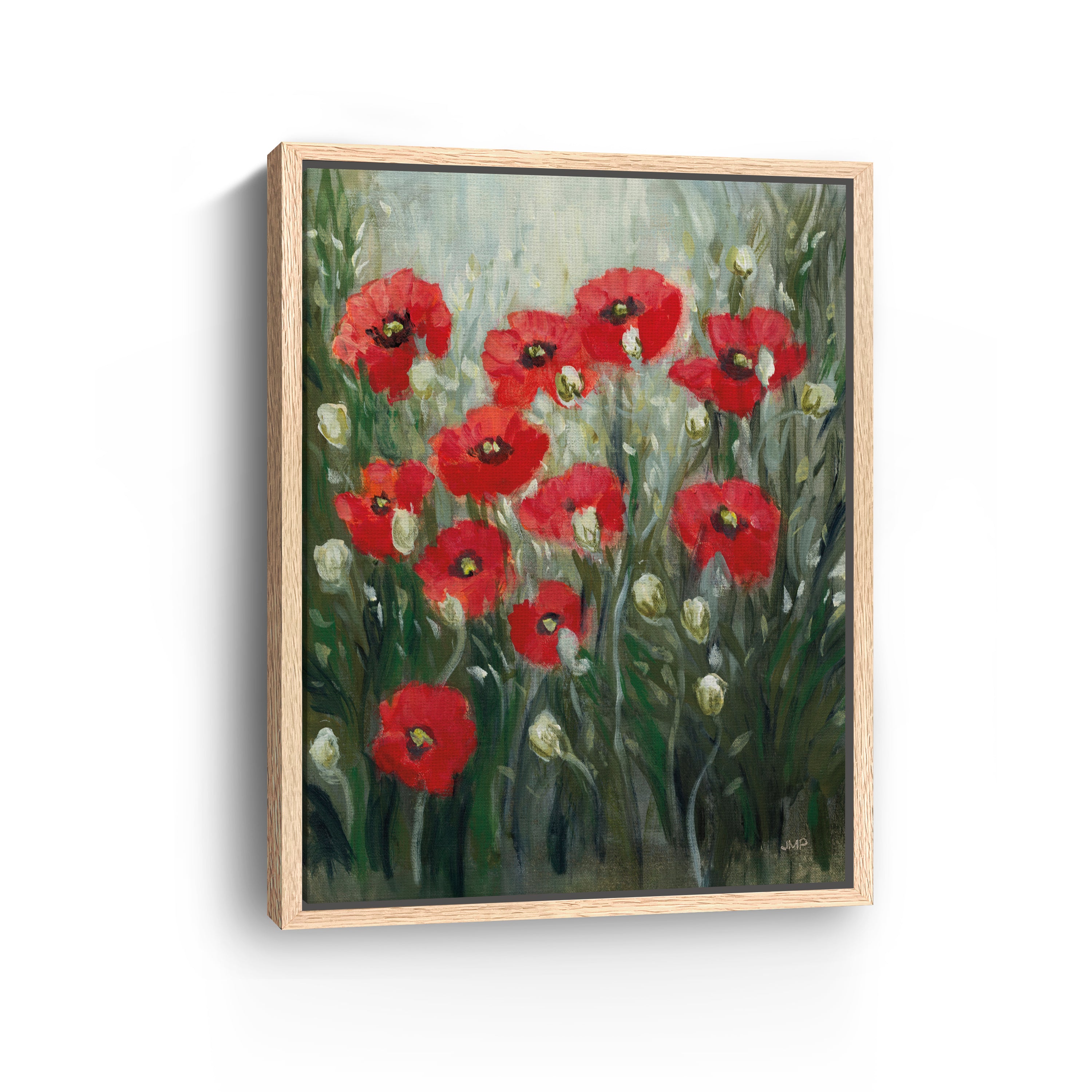 Whispering Poppies Canvas Giclee