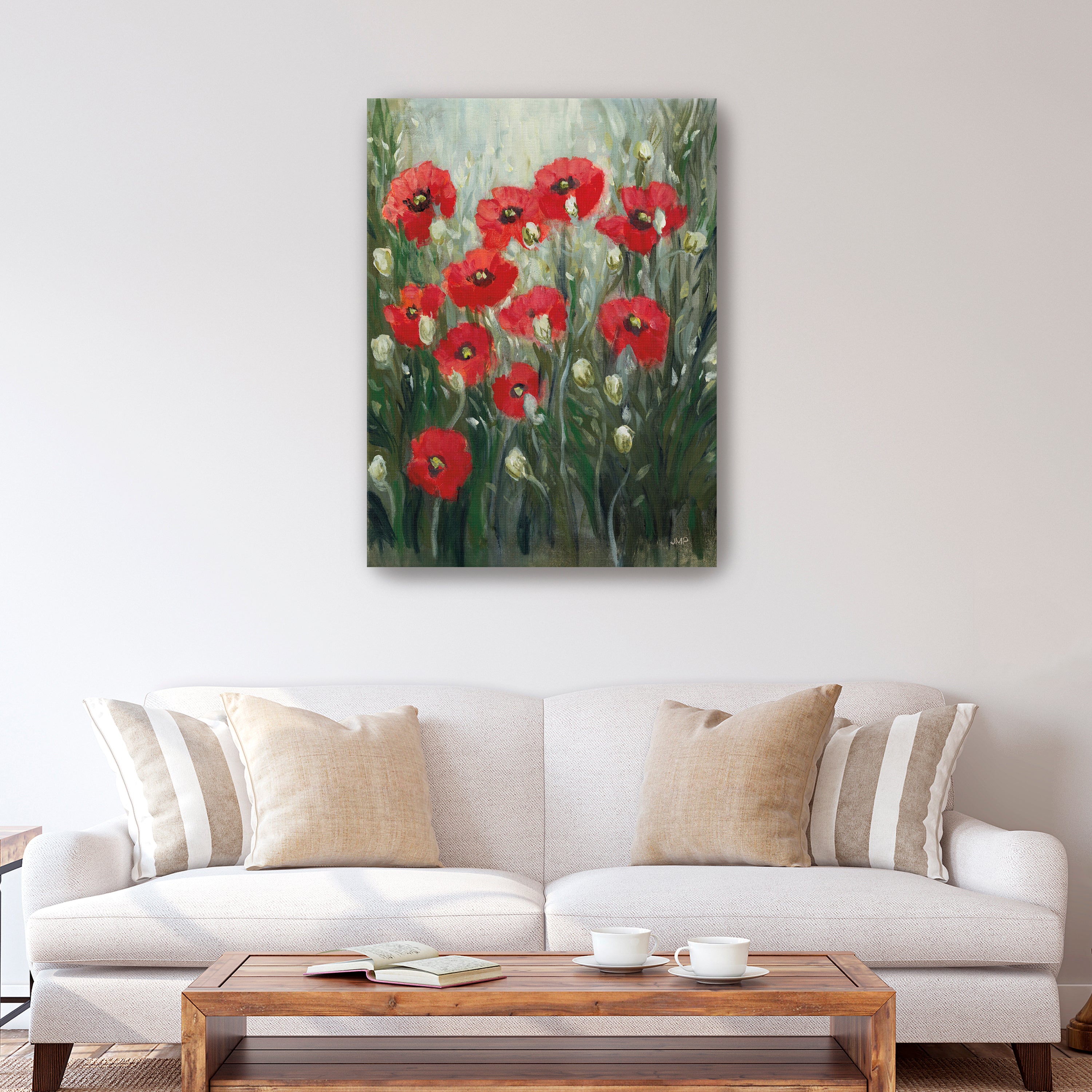 Whispering Poppies Canvas Giclee