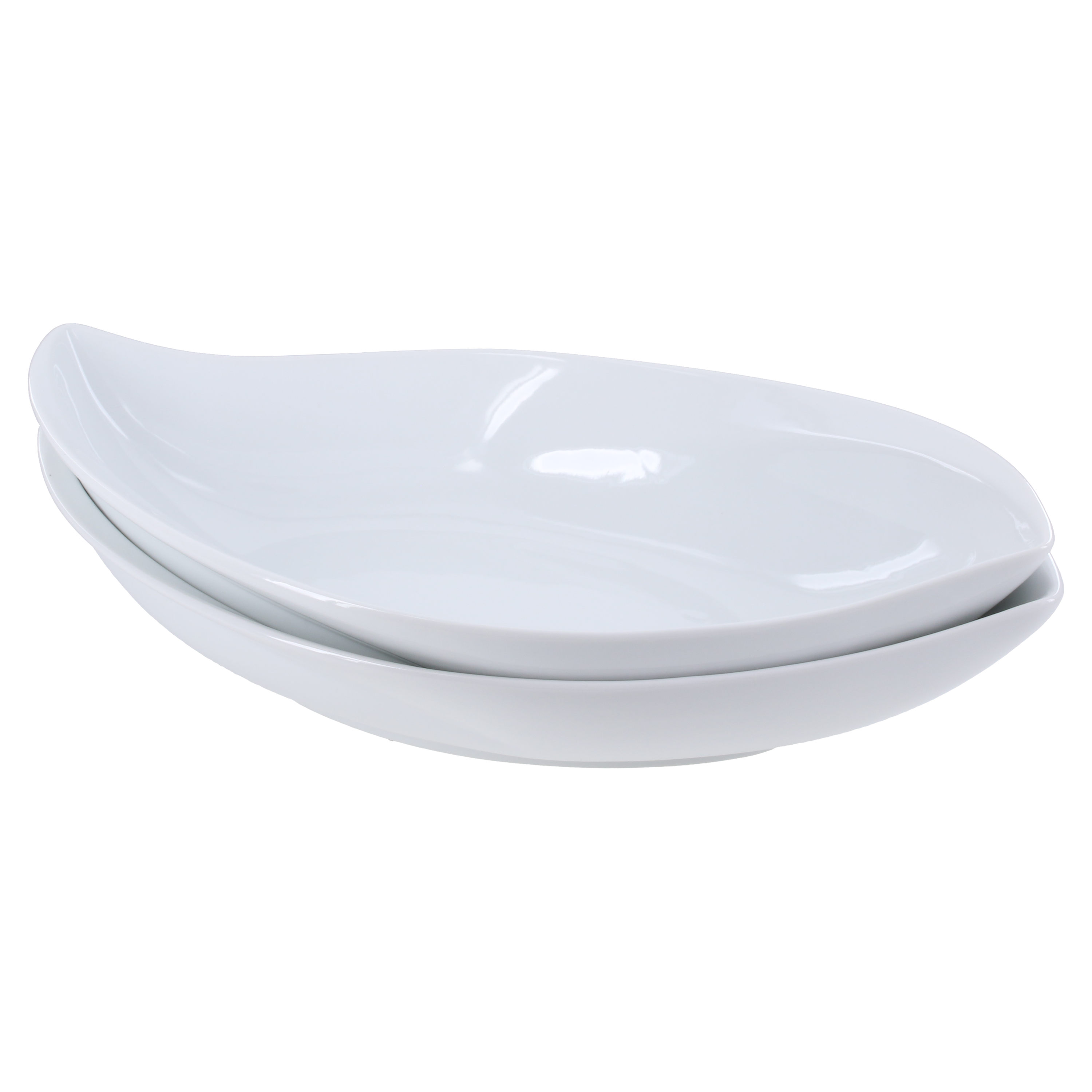 16" Leaf Bowls, Set of 2