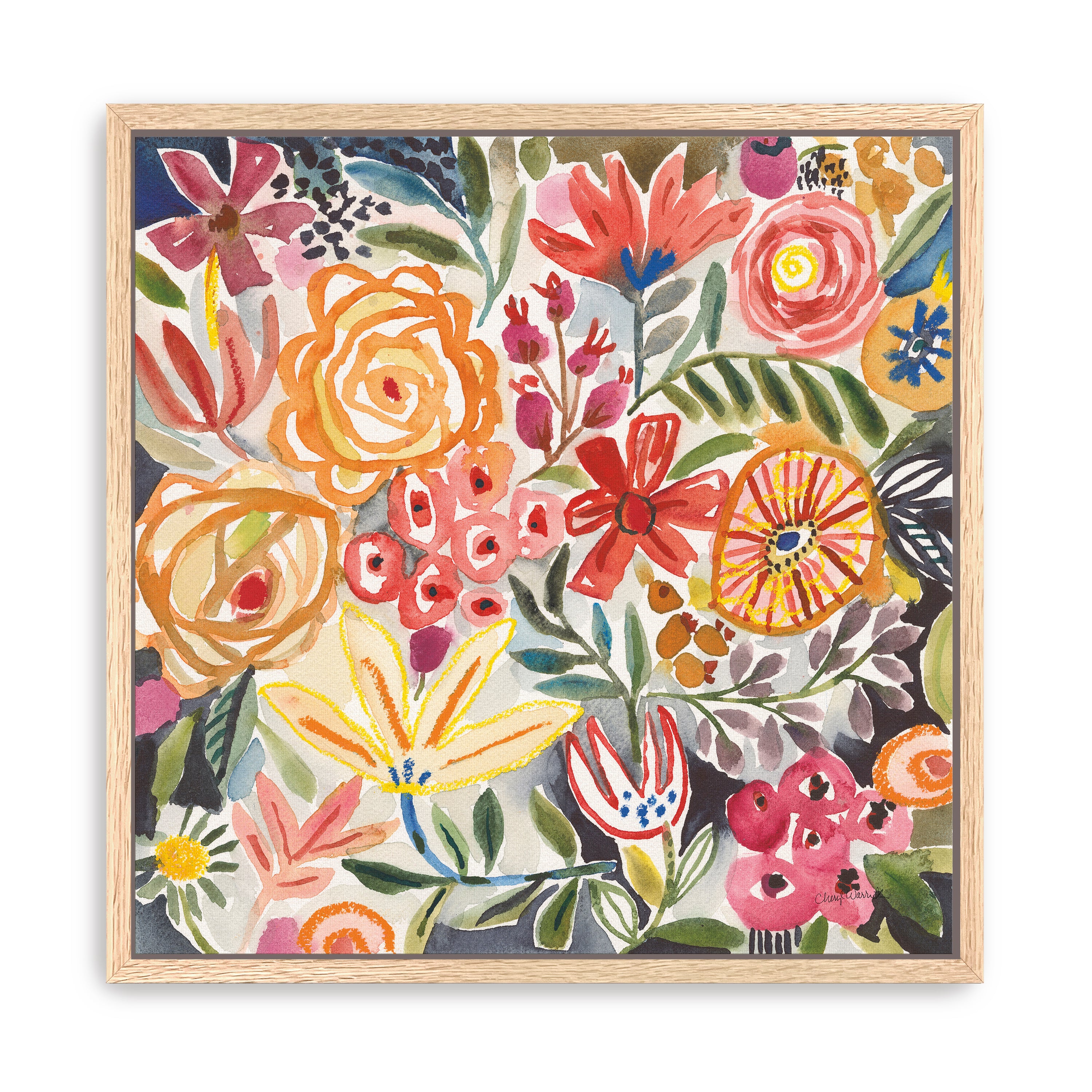 Forte Florals III Canvas Giclee