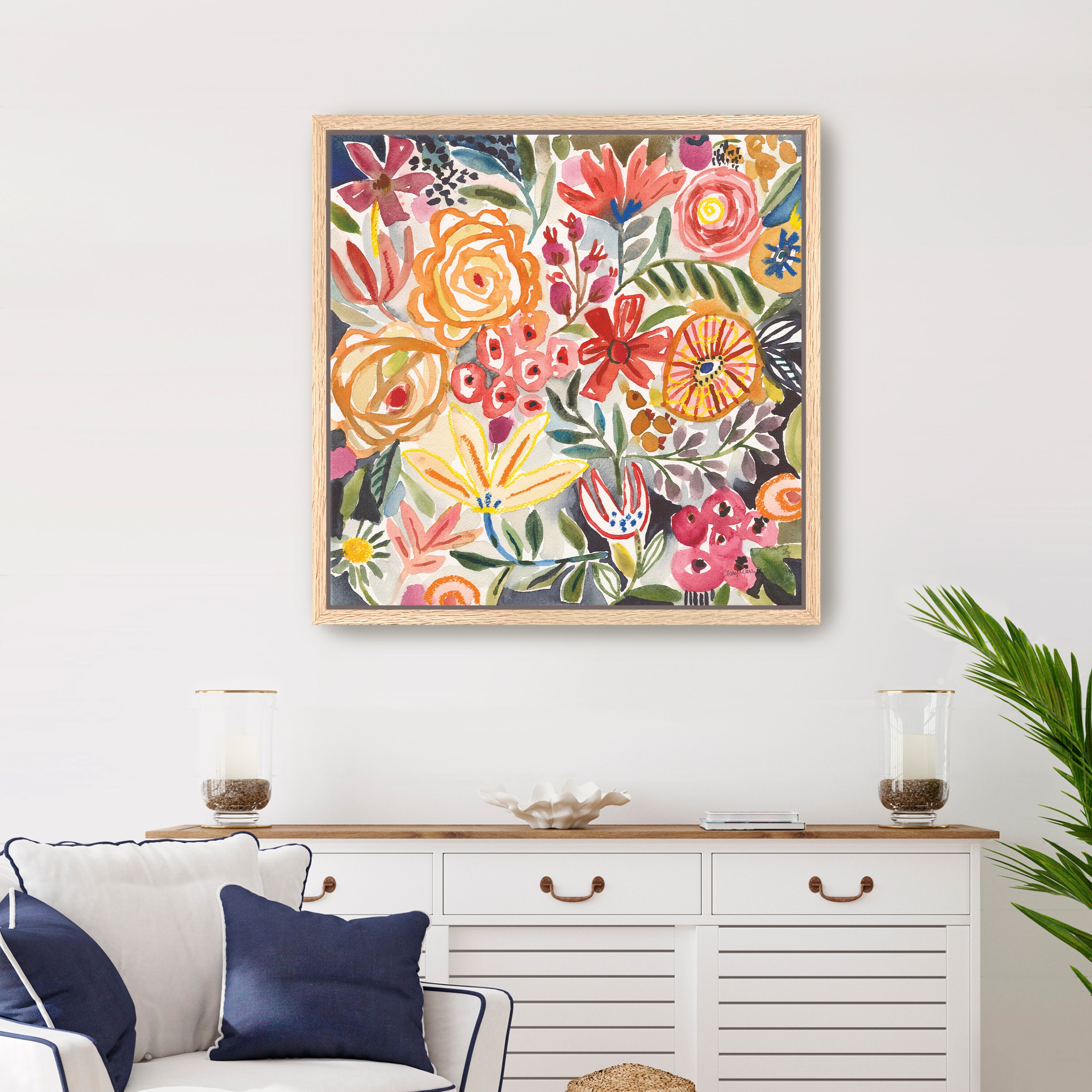 Forte Florals III Canvas Giclee
