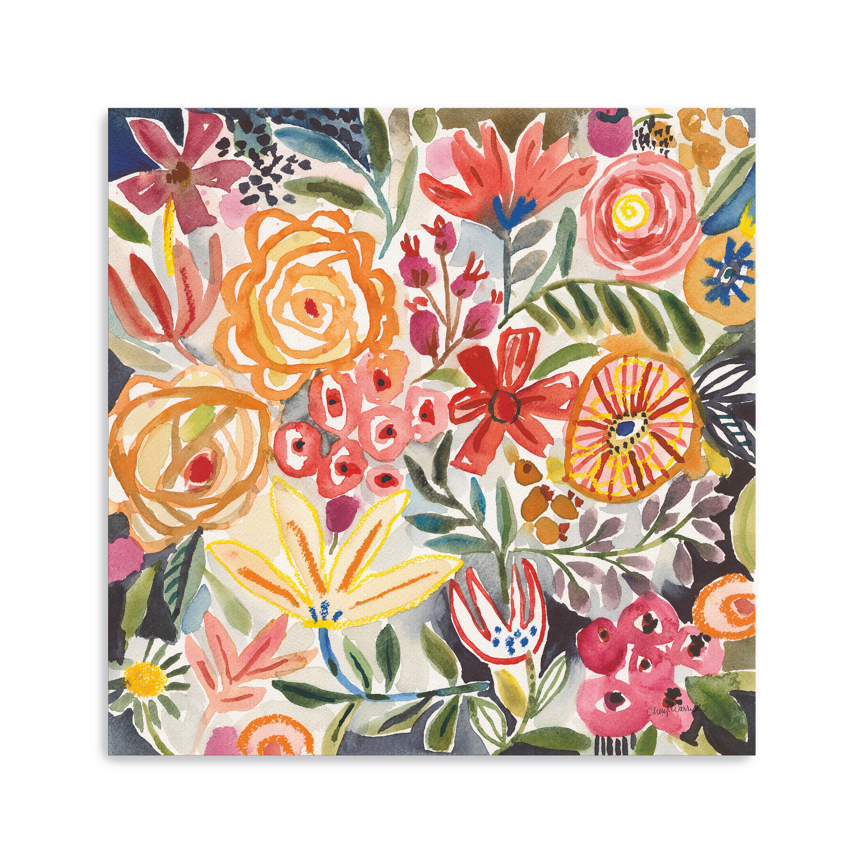 Forte Florals III Canvas Giclee